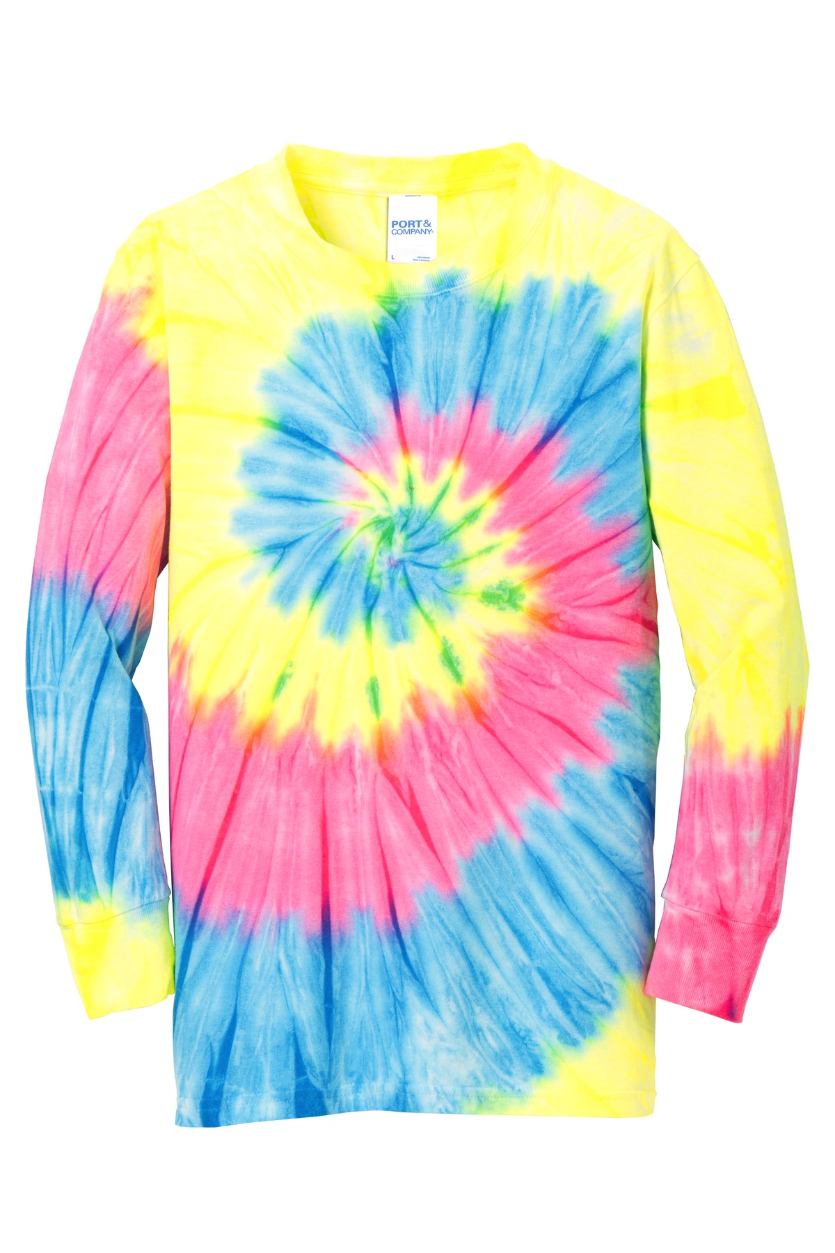 Port & Company PC147YLS Neon Rainbow