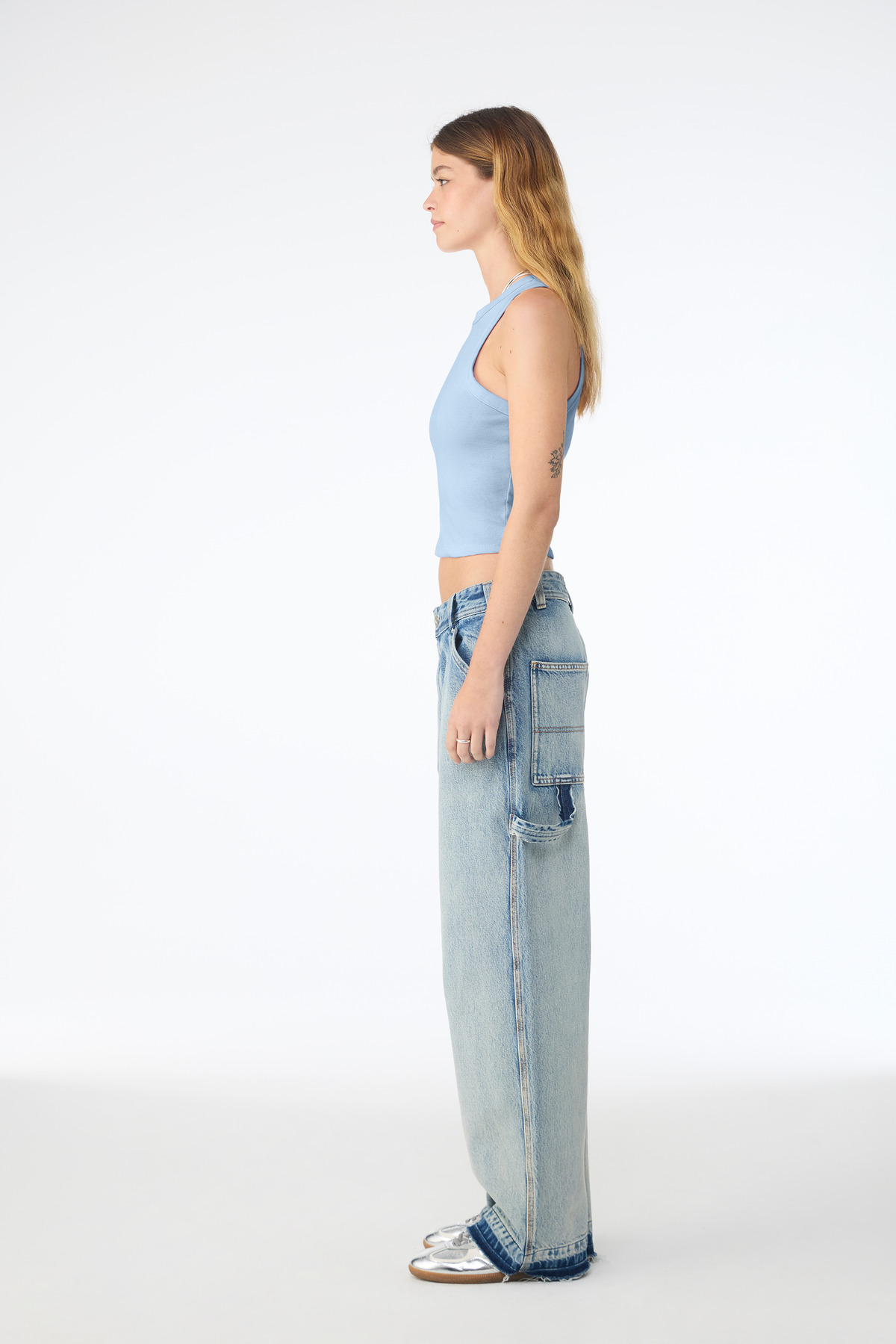Bella + Canvas 1019BE Solid Baby Blue Blend