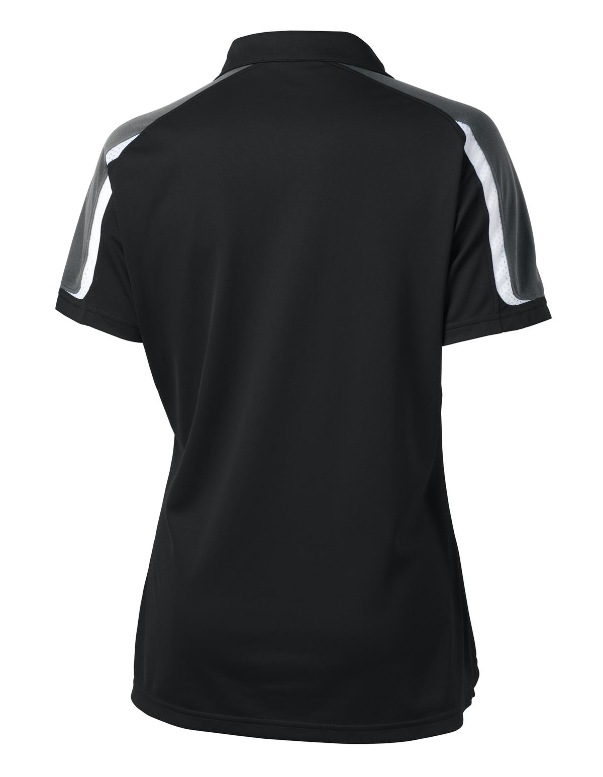 Sport-Tek LST658 Black / Irongry / White