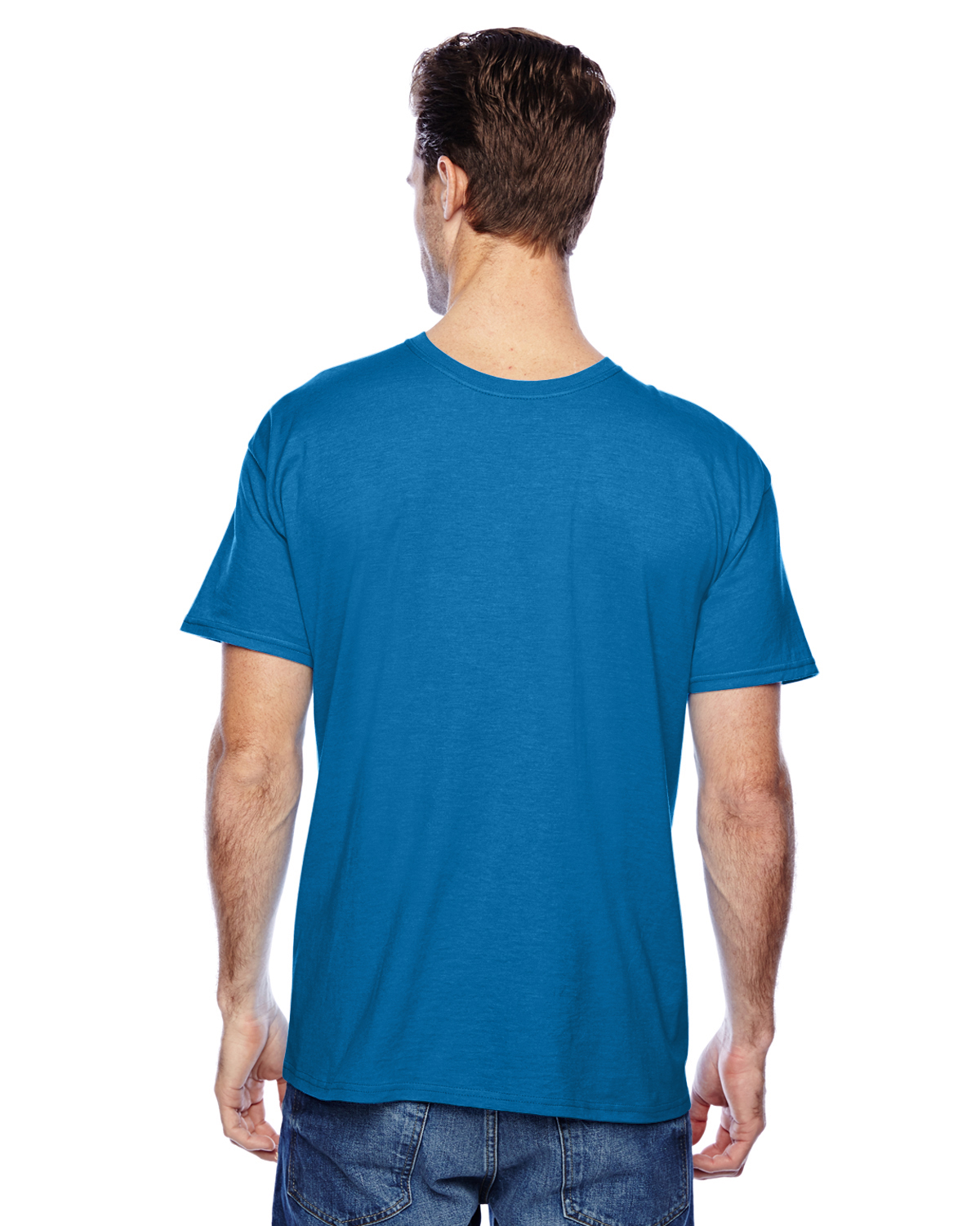 Hanes P4200 Neon Blue Heather