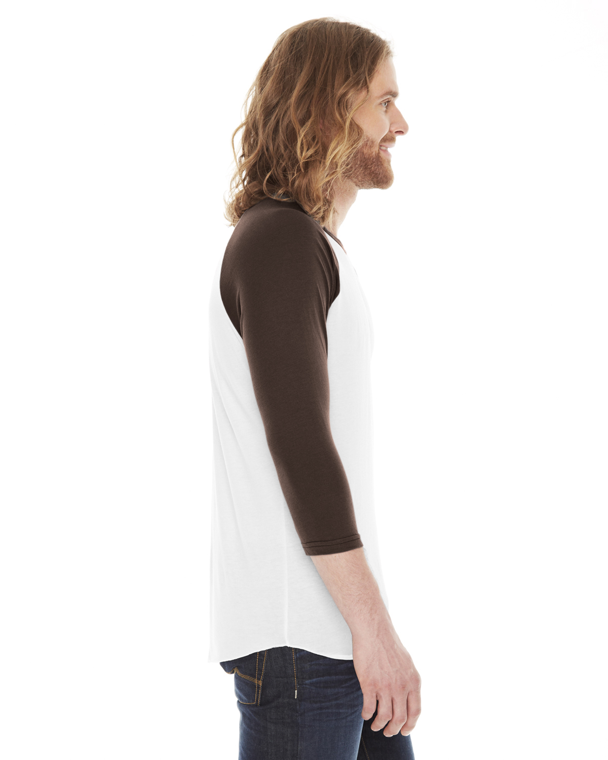 American Apparel BB453W White / Brown