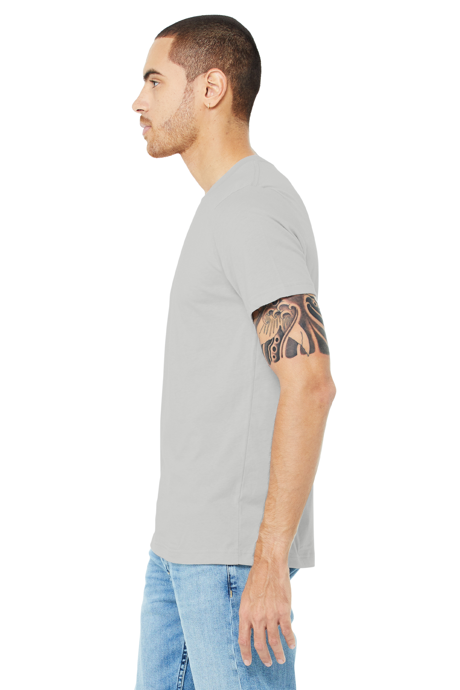 Bella + Canvas 3001CVC Heather Silver