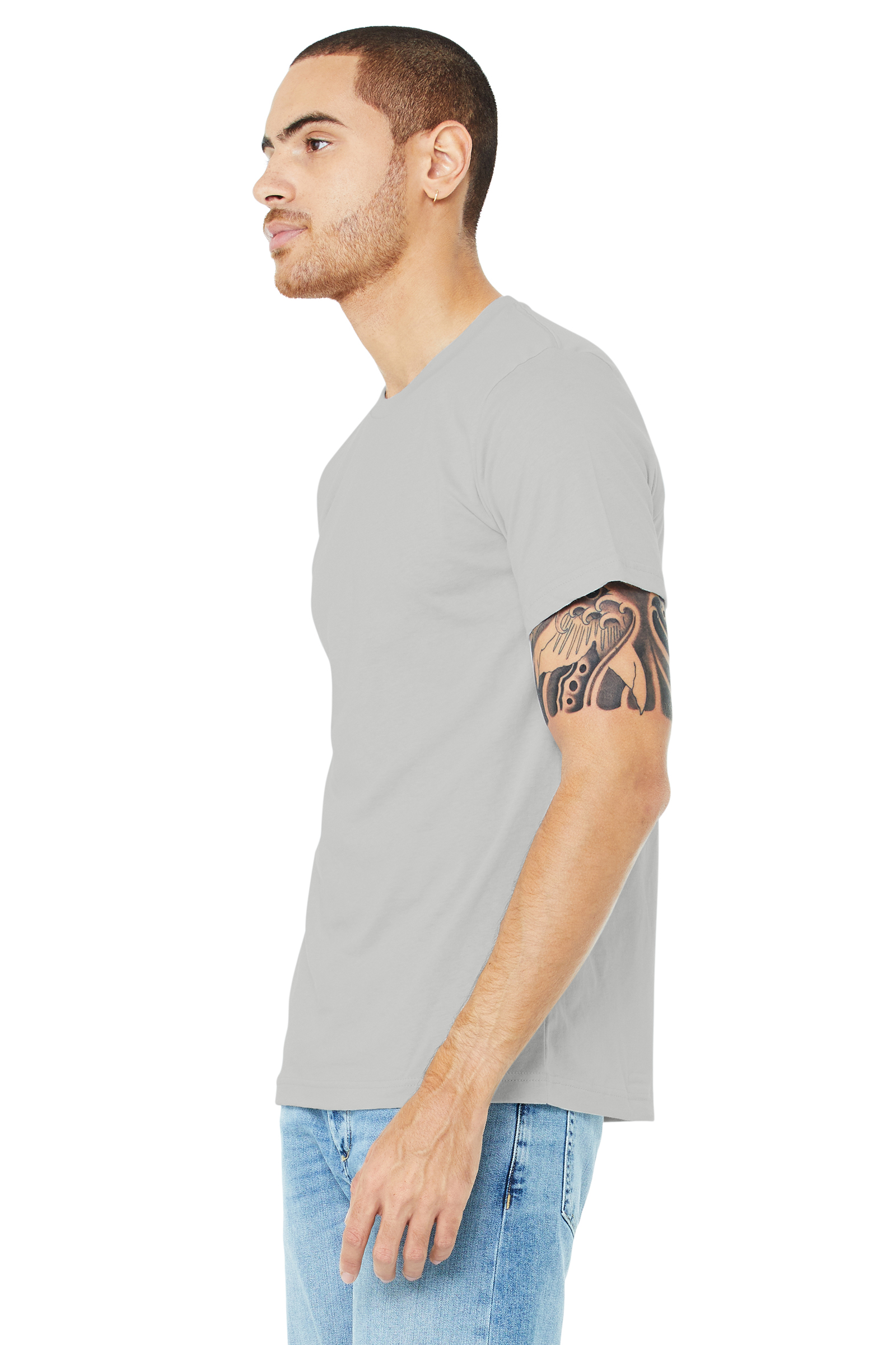 Bella + Canvas 3001CVC Heather Silver