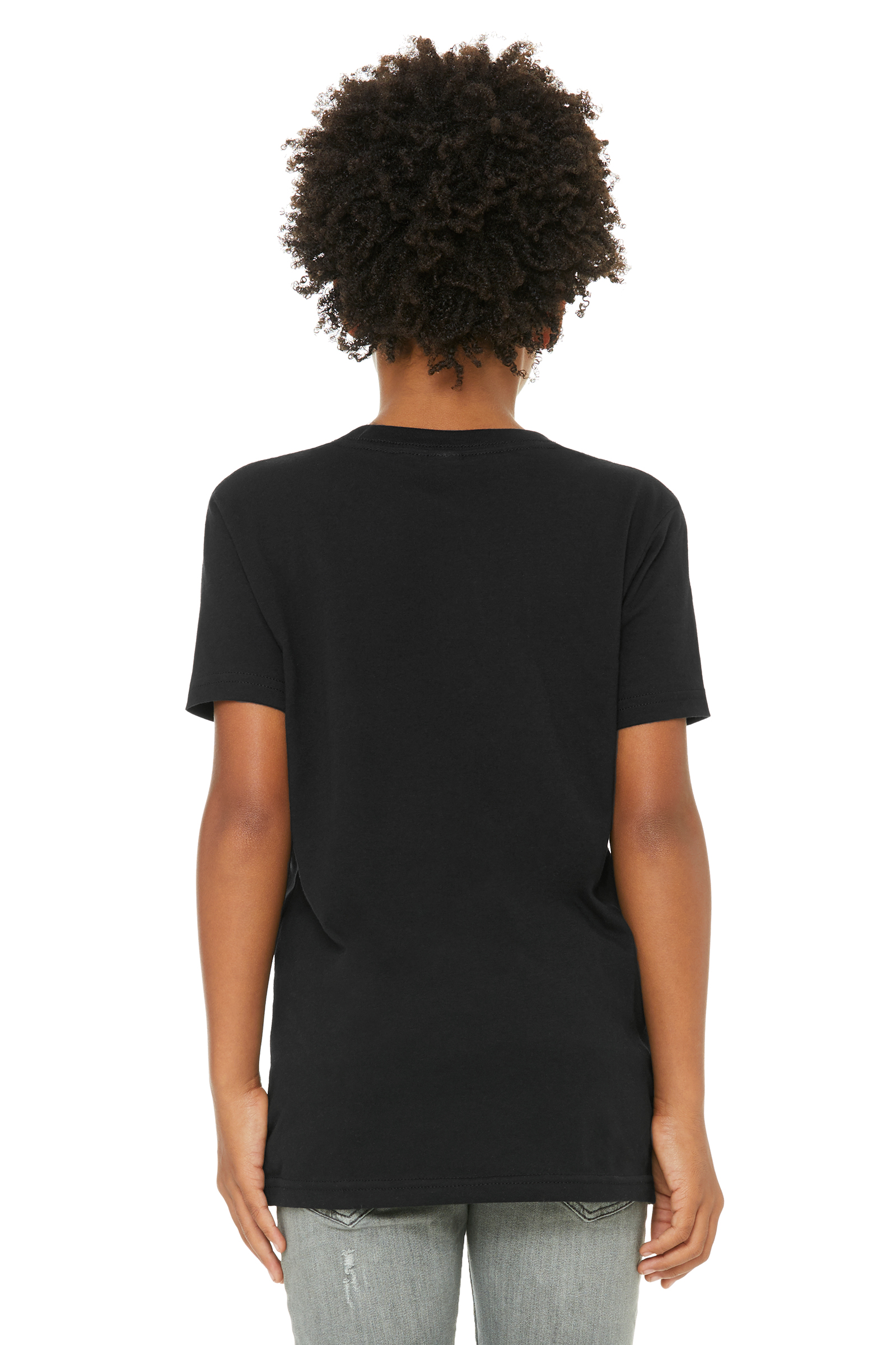 Bella + Canvas 3001YCVC Solid Black Blend