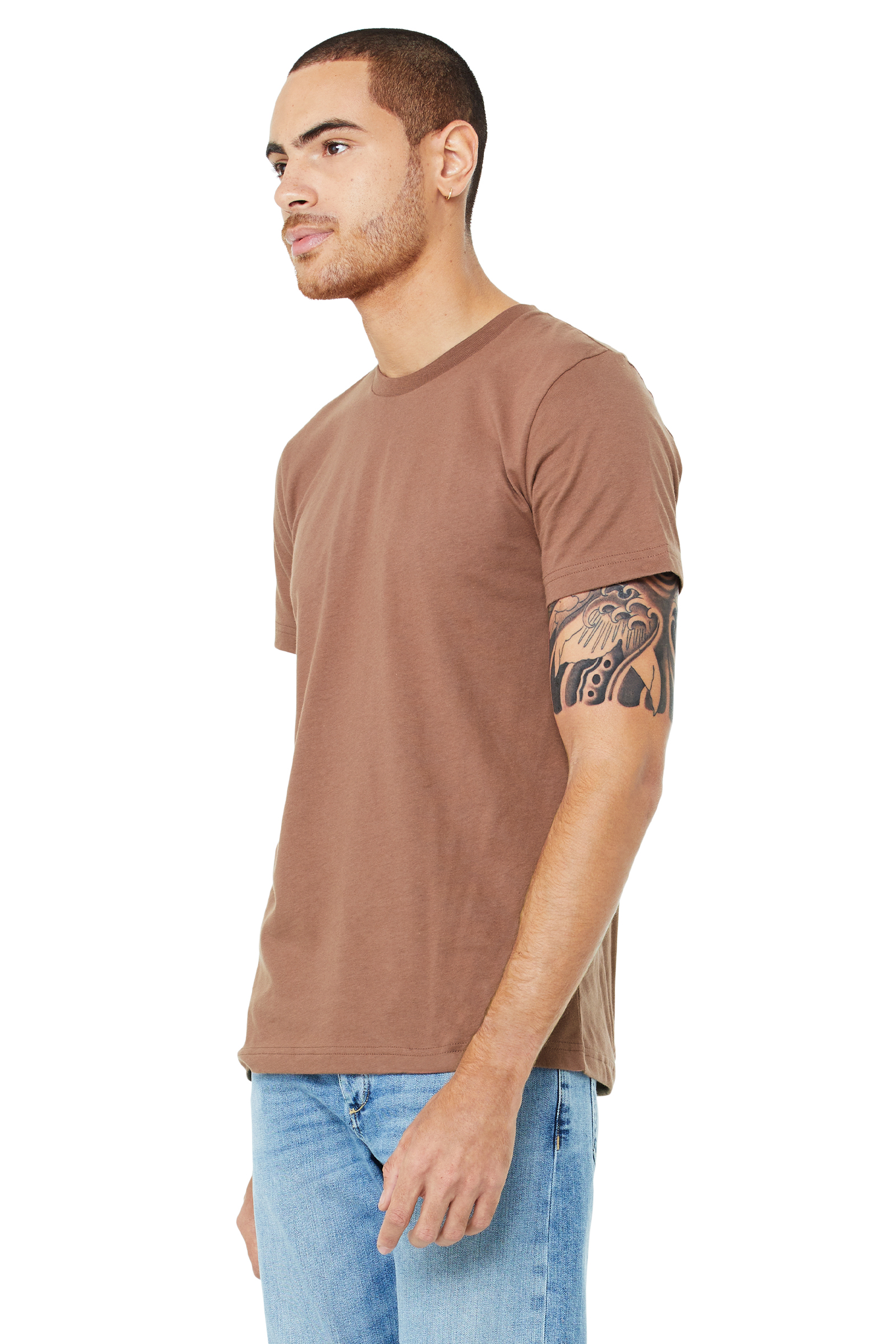 Bella Canvas Unisex Jersey T Shirt 3001 C Chestnut | Jiffy