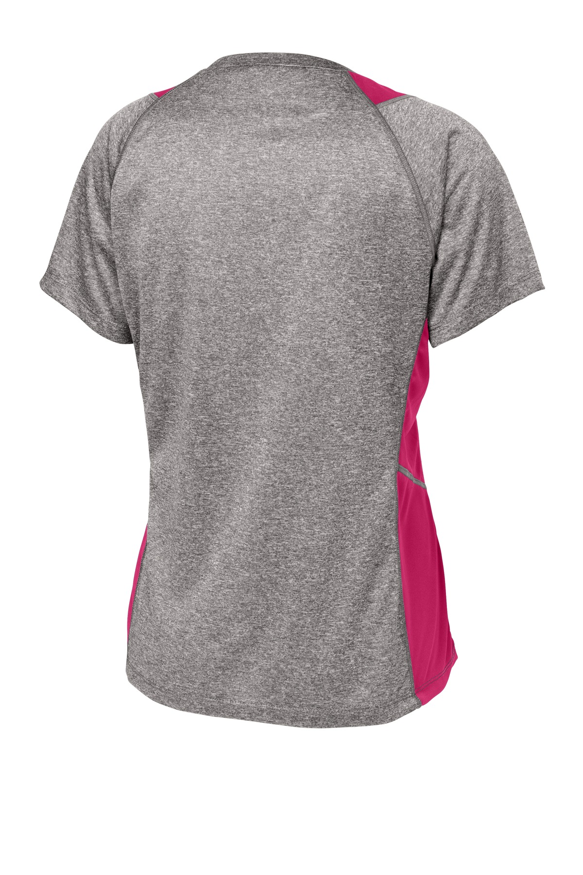 Sport-Tek LST361 Vintage Heather / Pink Raspby