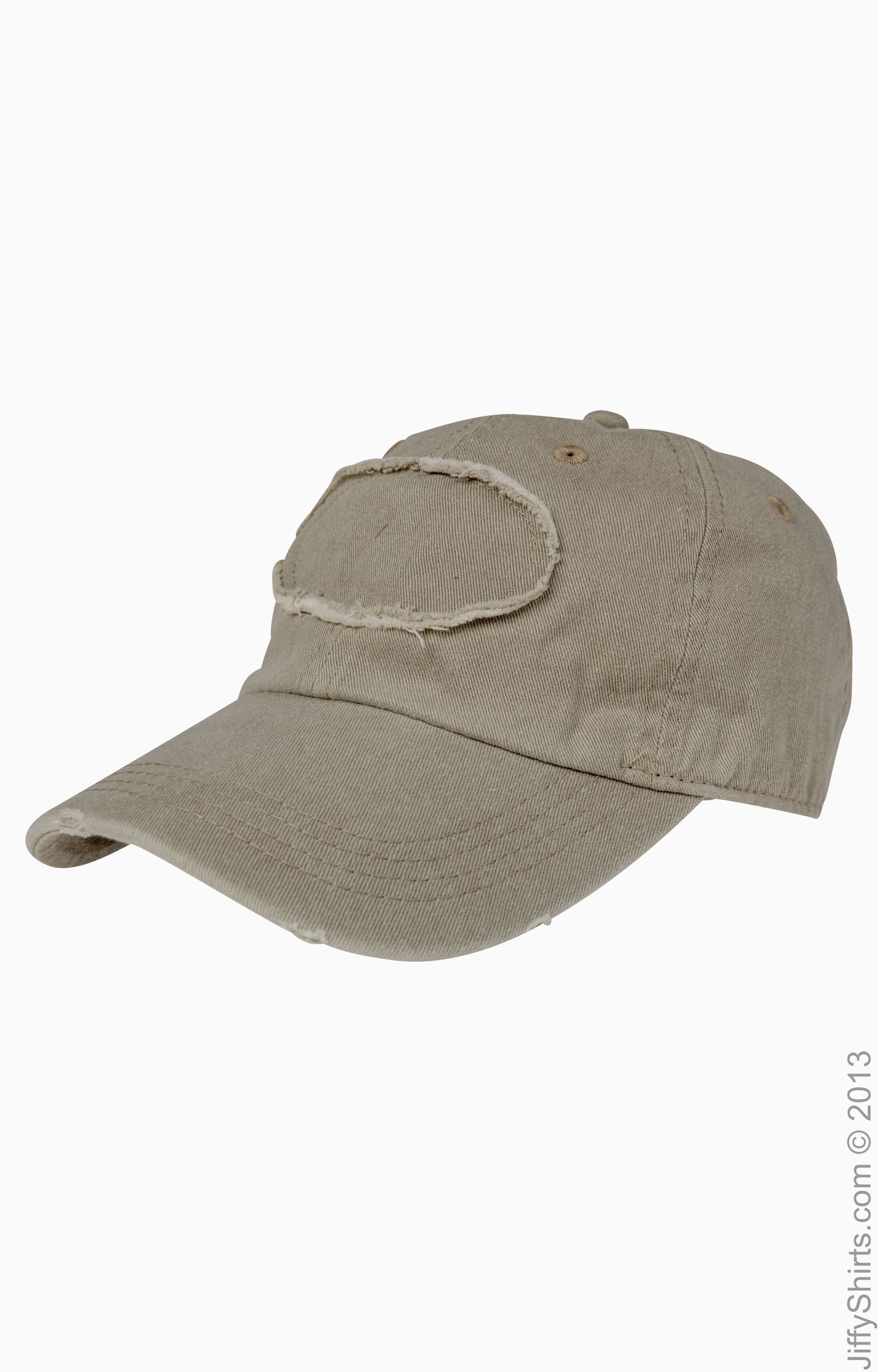 Authentic Pigment Pigment Dyed Raw Edge Patch Baseball Cap
