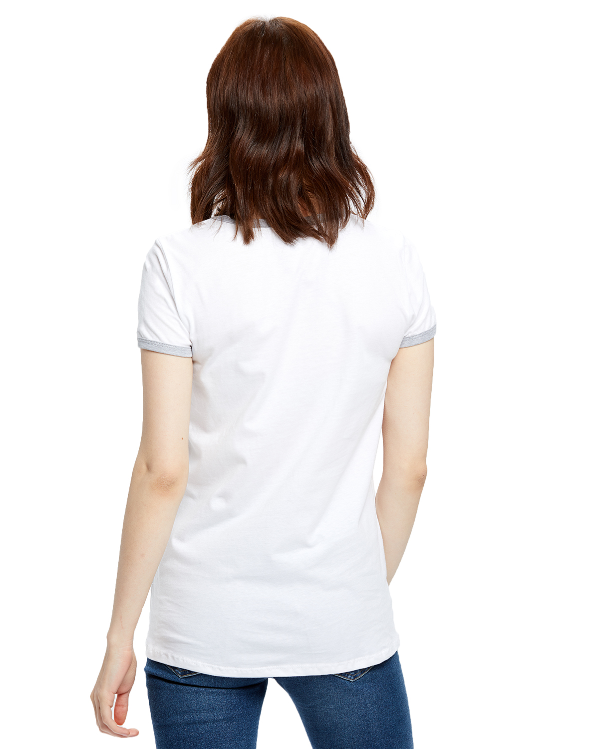 US Blanks US609 White / Heather Gray