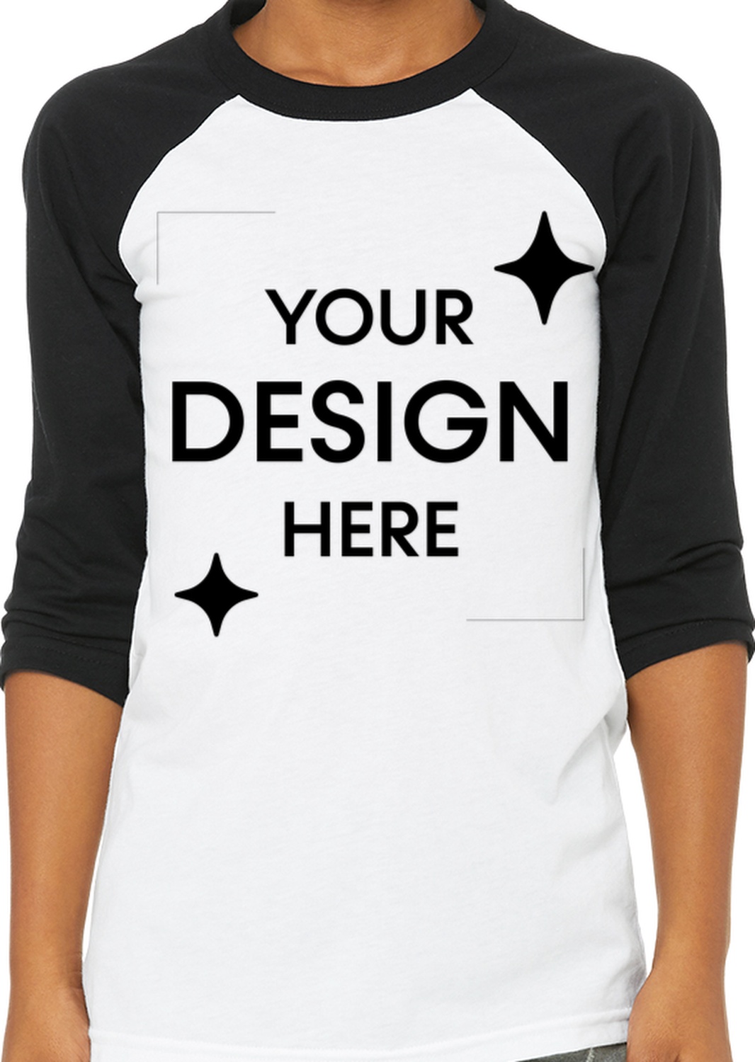 Youth 3/4-Sleeve Baseball T-Shirt