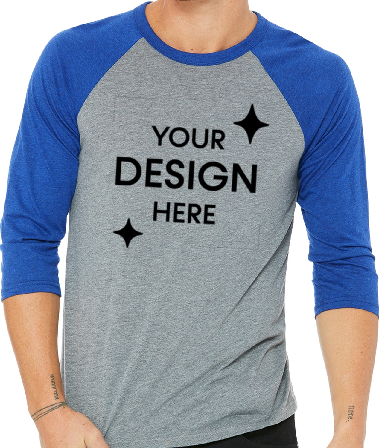 Unisex 3/4-Sleeve Baseball T-Shirt