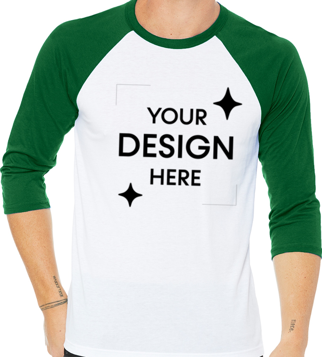 Unisex 3/4-Sleeve Baseball T-Shirt