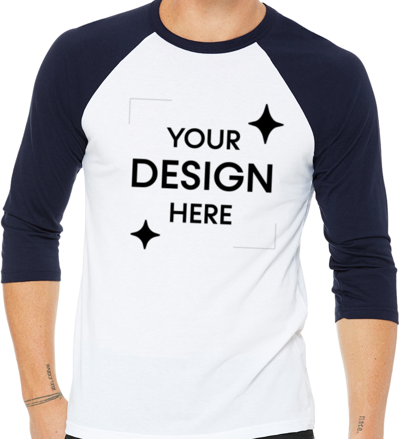 Unisex 3/4-Sleeve Baseball T-Shirt