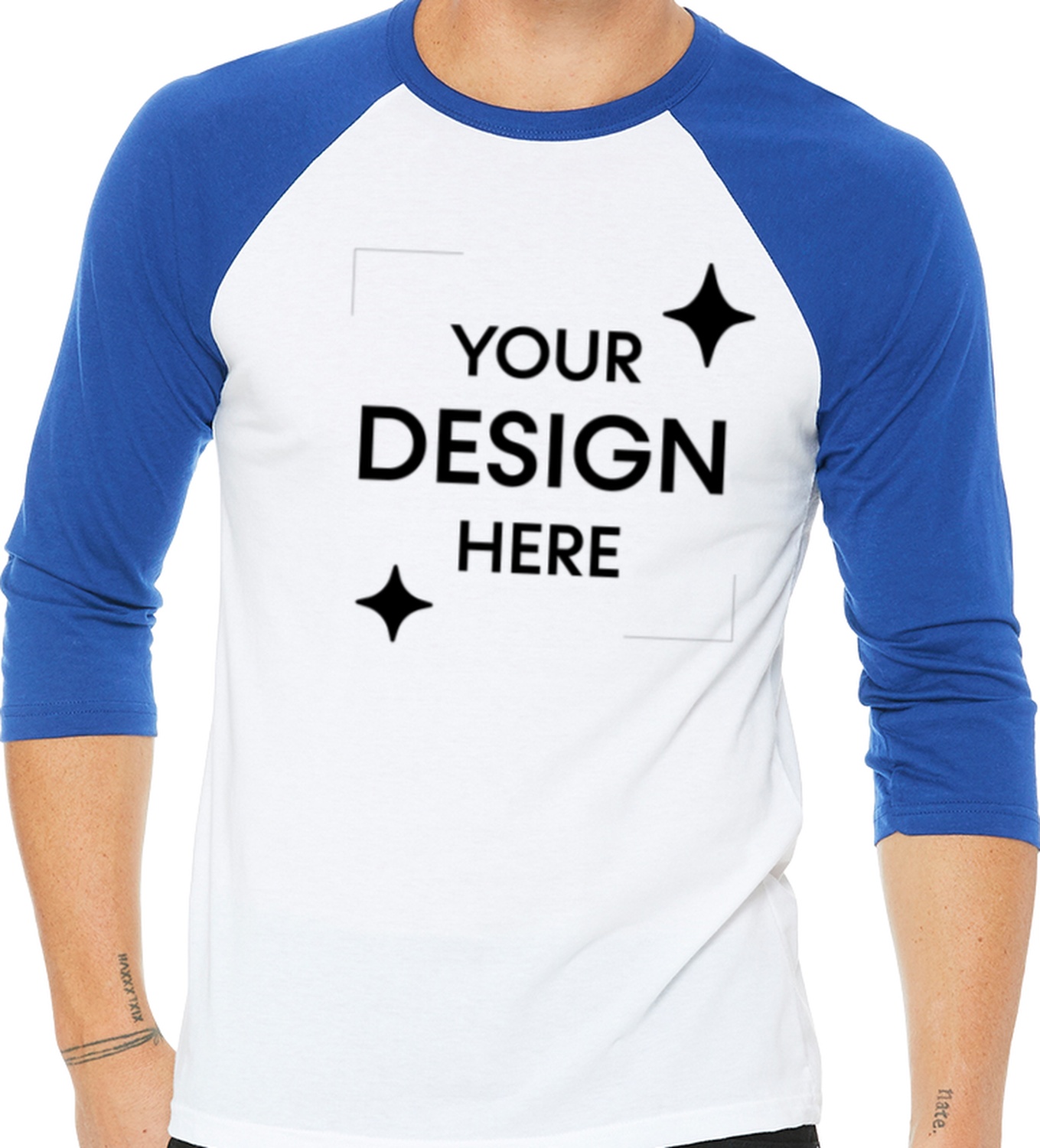 Unisex 3/4-Sleeve Baseball T-Shirt