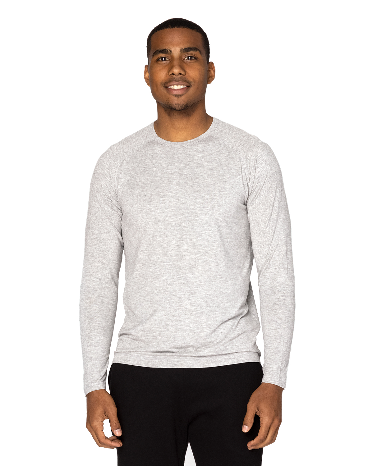Threadfast Apparel 382LS HEATHER GREY