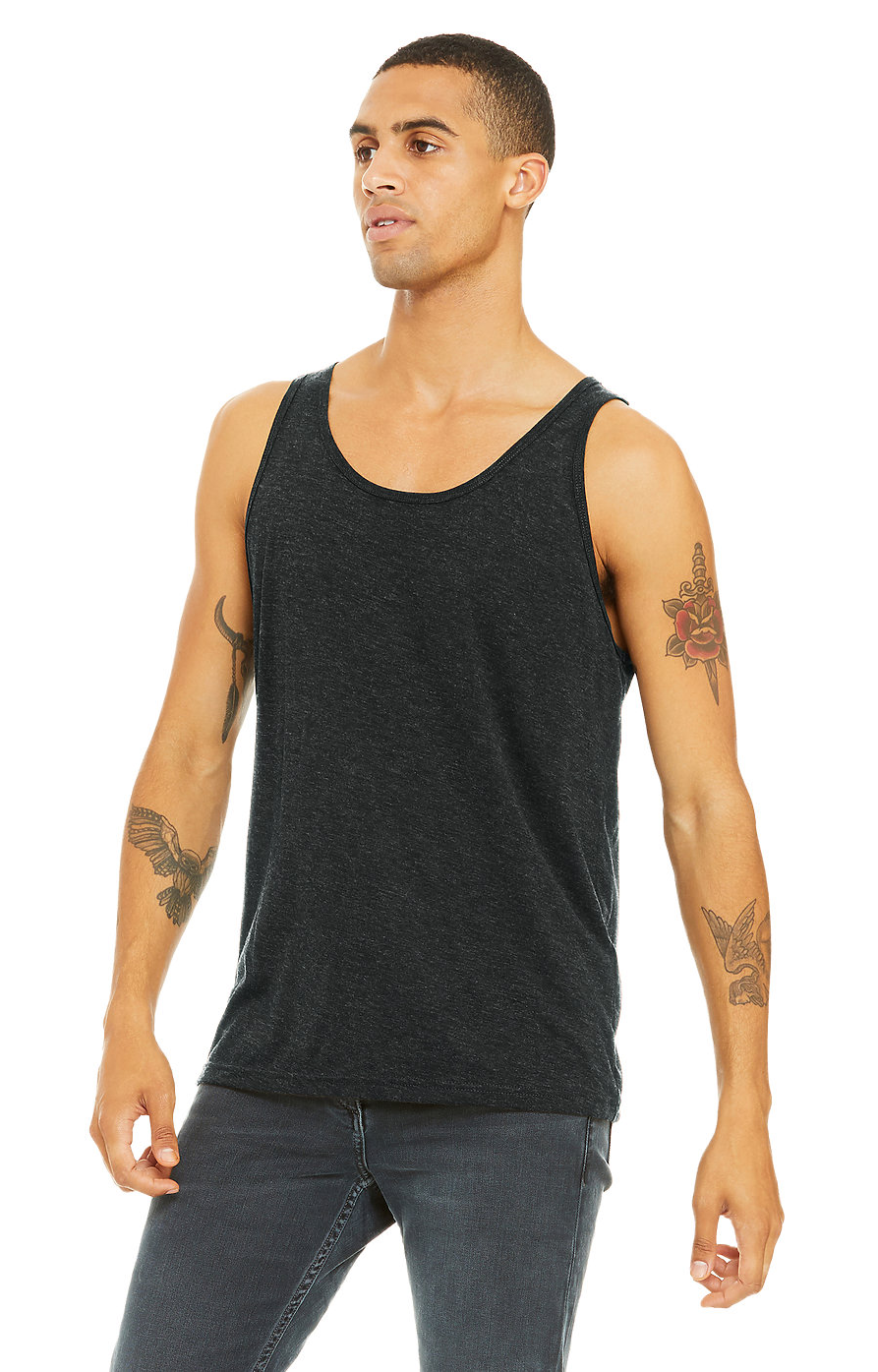 Bella + Canvas 3484BC Charcoal Triblend