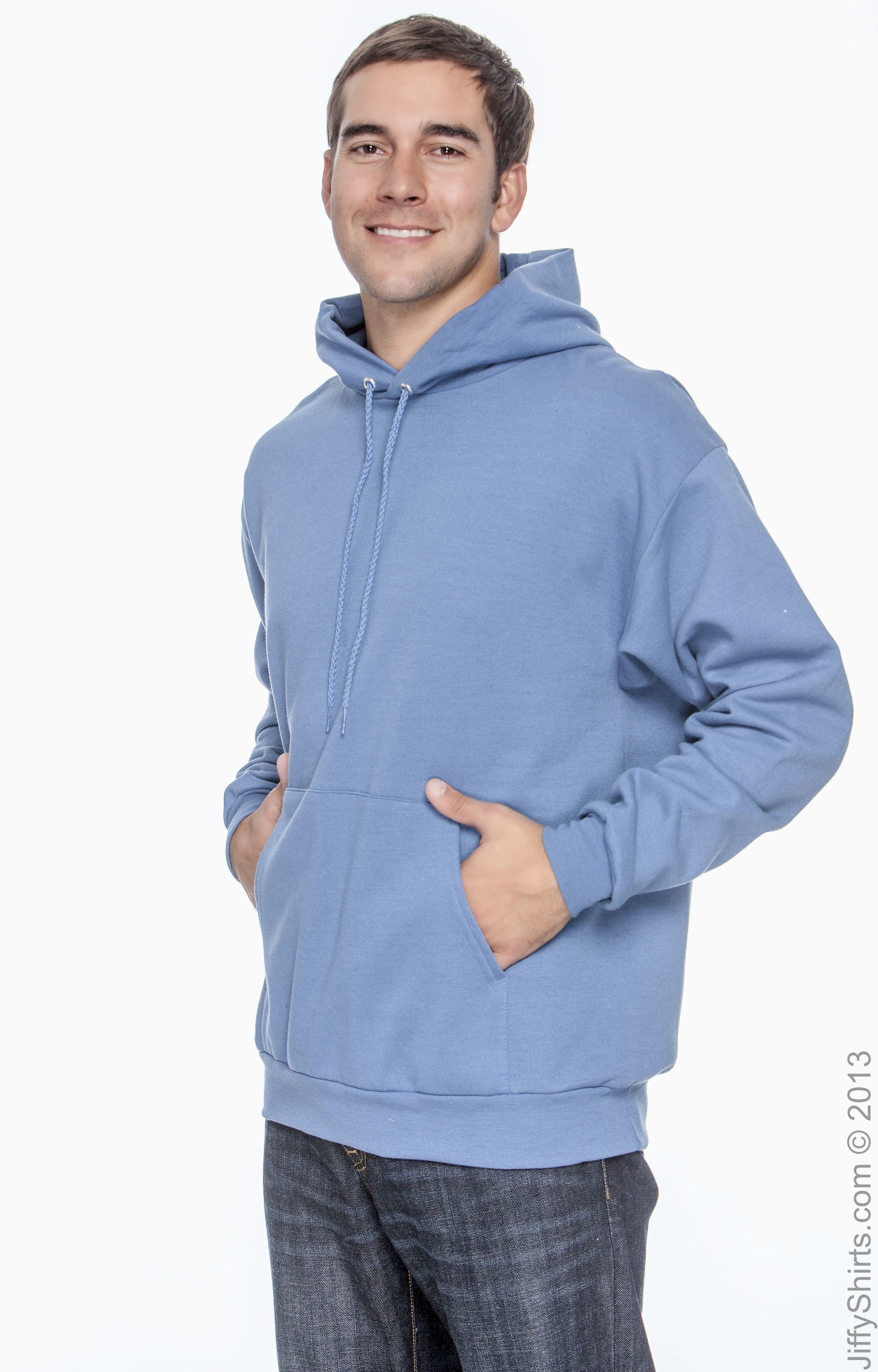 Hanes Ecosmart® 50/50 Pullover Hoodie P170 Denim | Jiffy