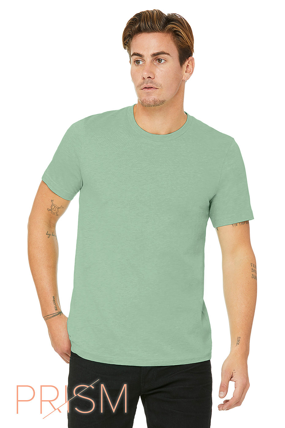 Bella + Canvas 3001C Heather Prism Mint