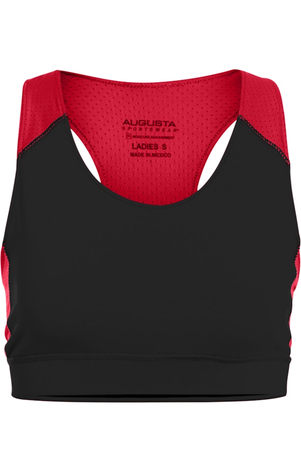 Augusta Sportswear 2417 Black / Red