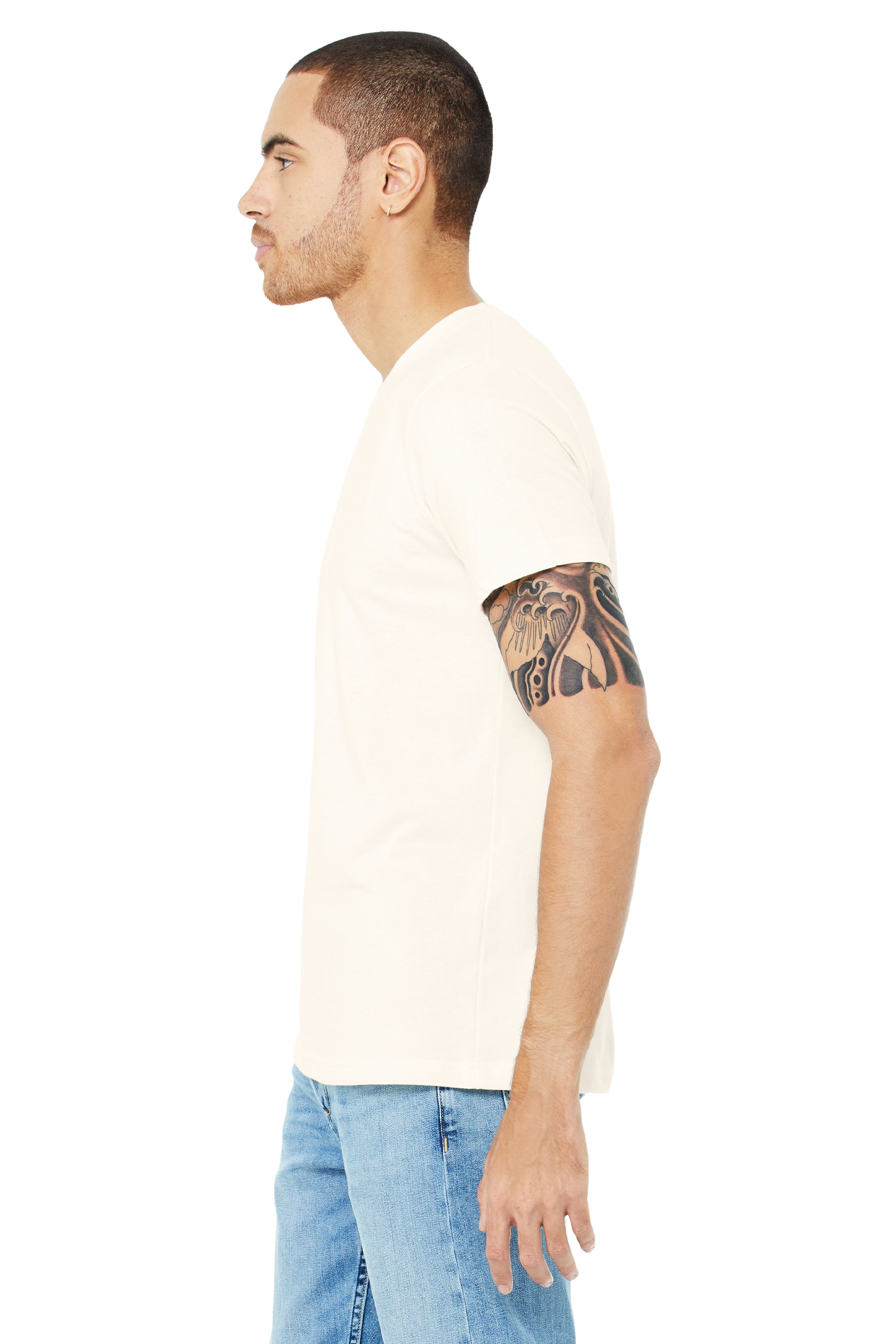 Bella + Canvas 3413C Solid Natural Triblend