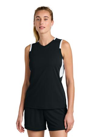 Sport-Tek LST441 Black / White