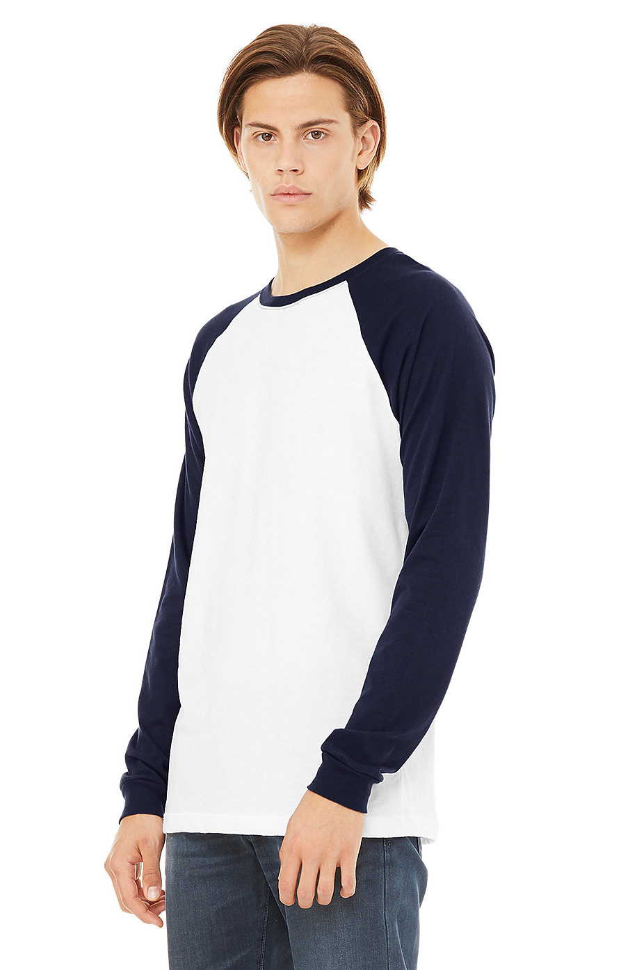 Bella + Canvas 3000C White / Navy