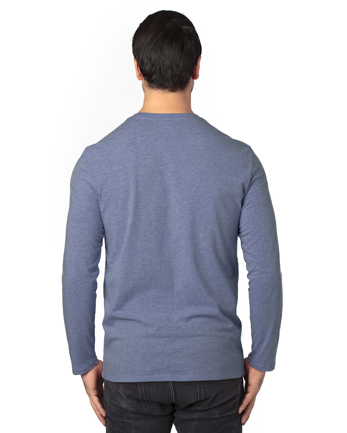 Threadfast Apparel 100LS Navy Heather