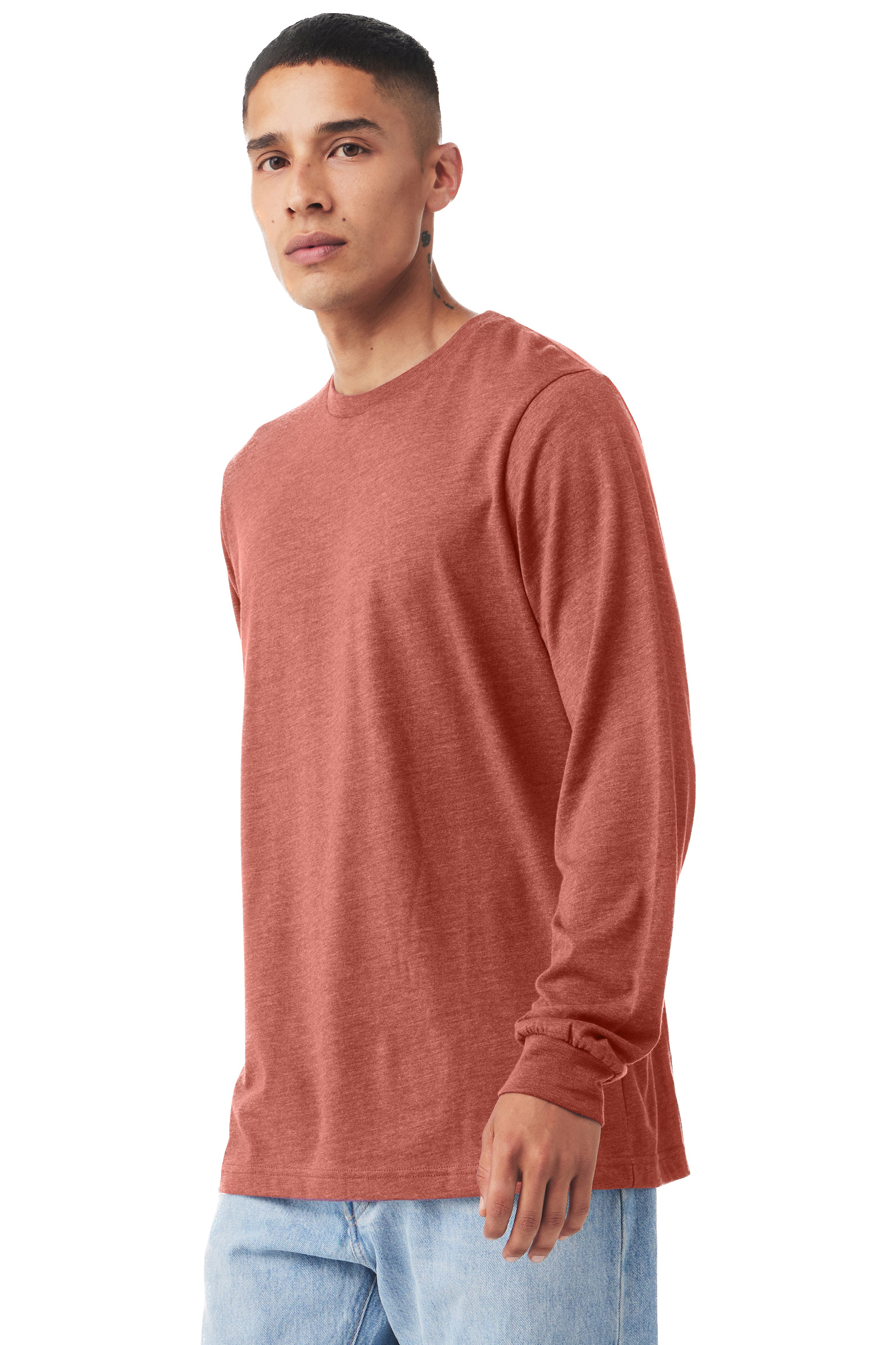 Bella + Canvas 3501CVC Heather Clay