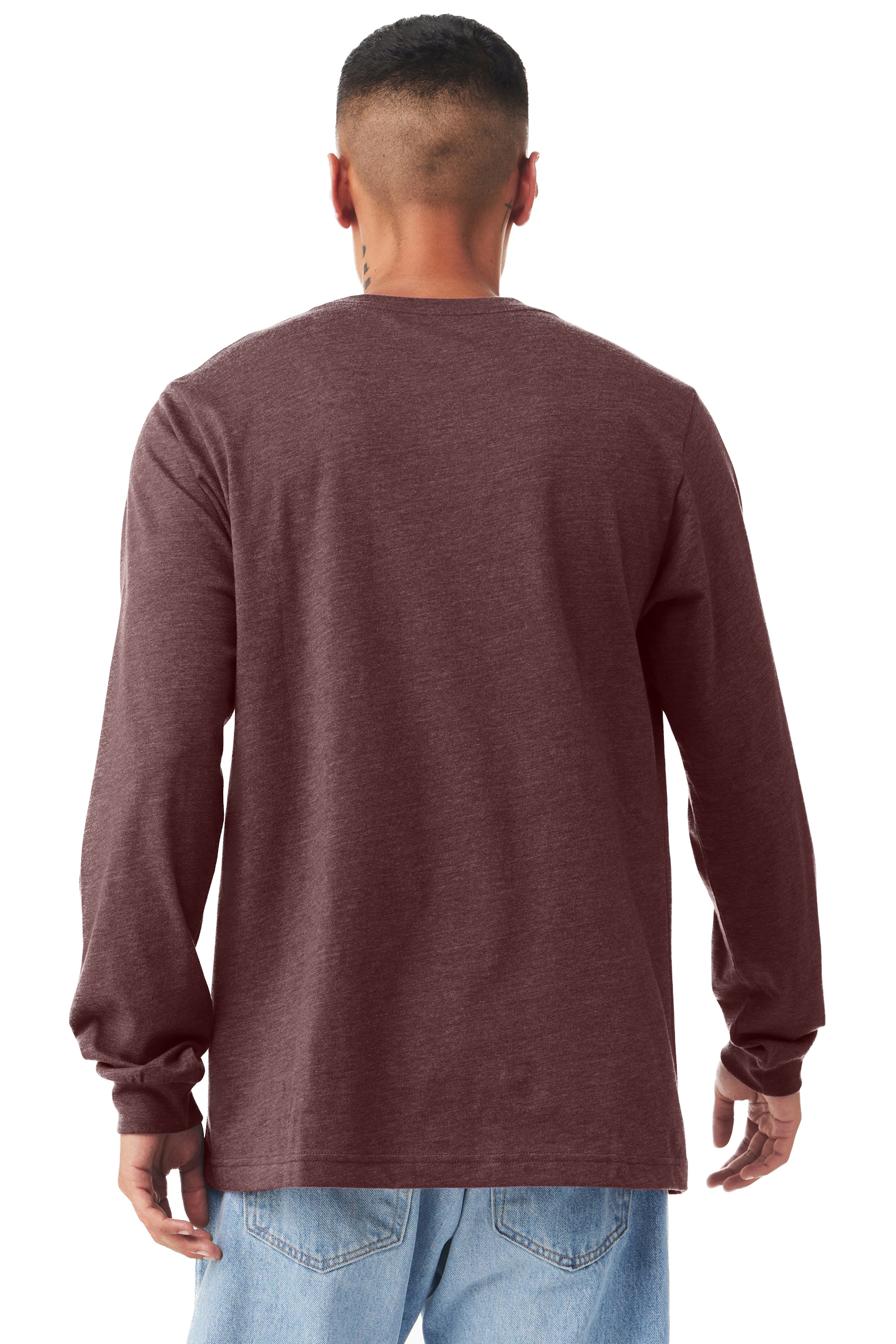 Bella + Canvas 3501CVC Heather Maroon