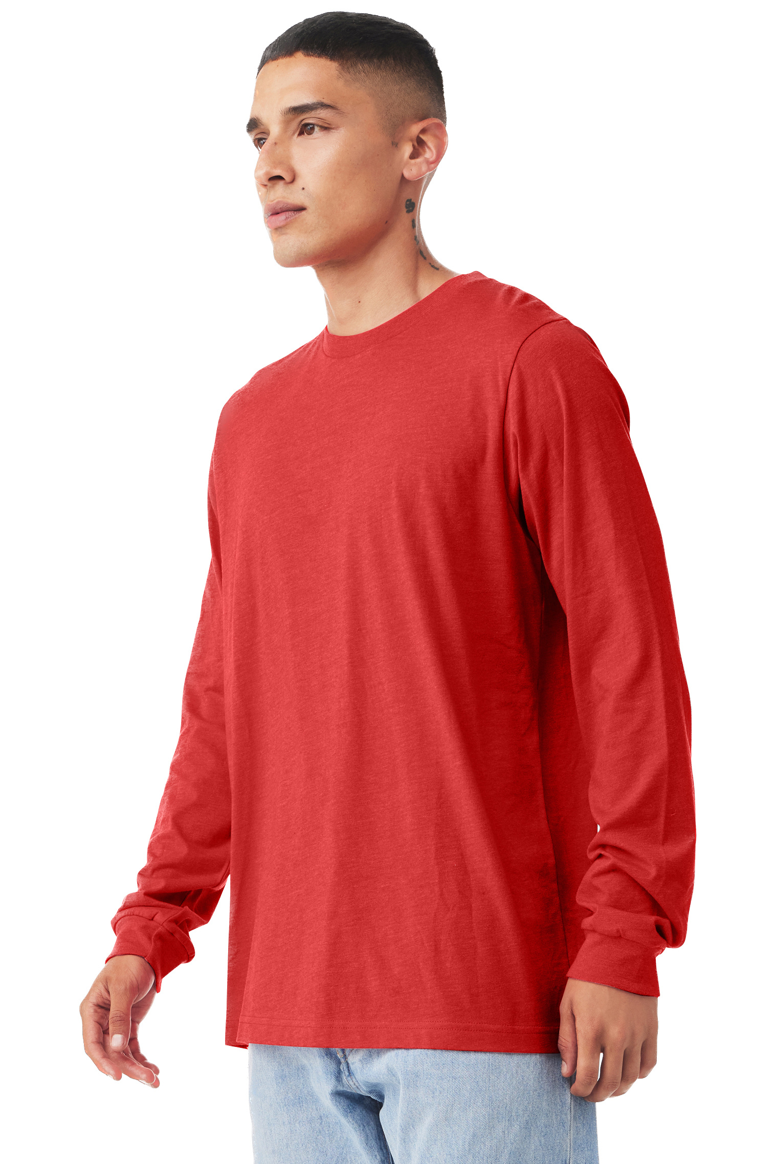 Bella + Canvas 3501CVC Heather Red