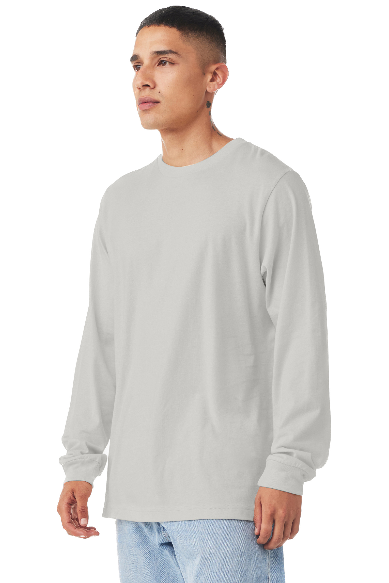 Bella + Canvas 3501 Silver