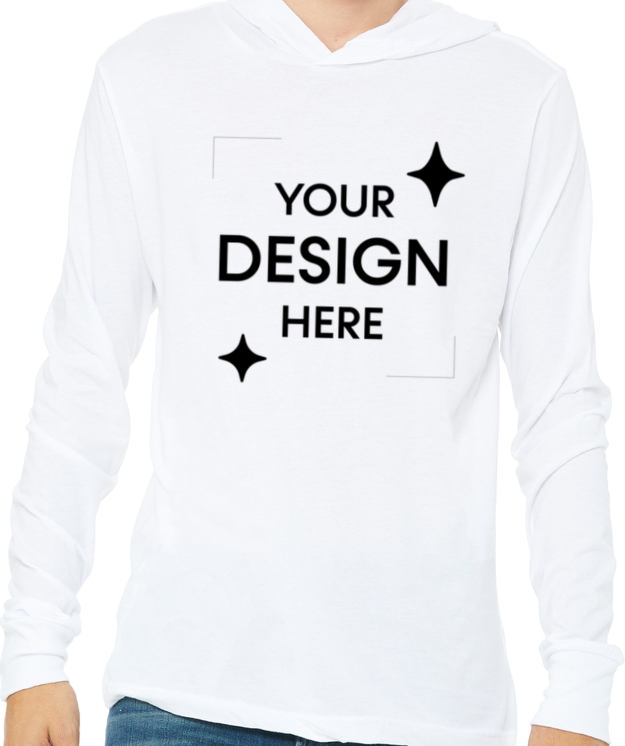 Unisex Jersey Long-Sleeve Hoodie