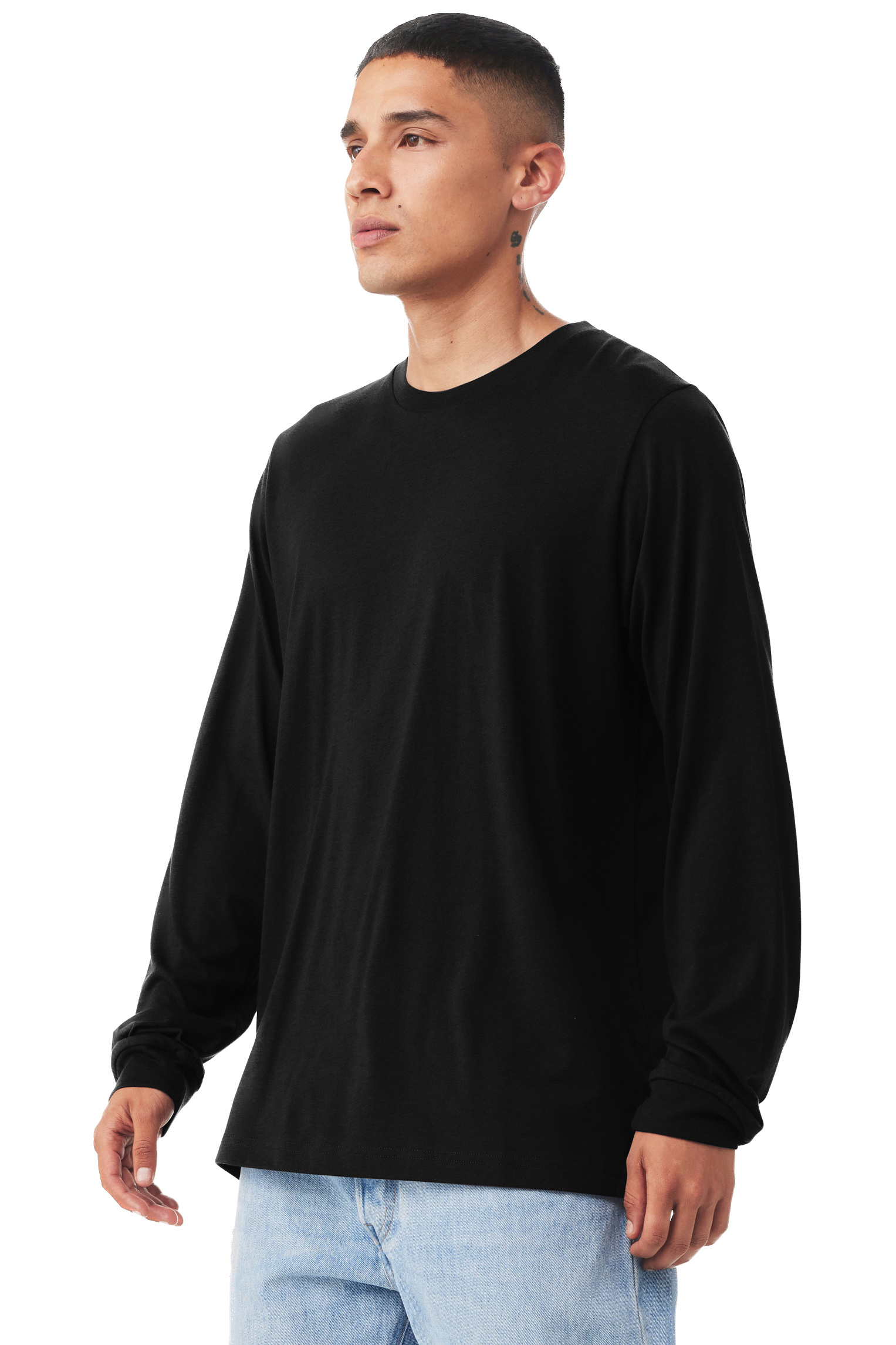 Bella + Canvas 3513 Heather Black Triblend