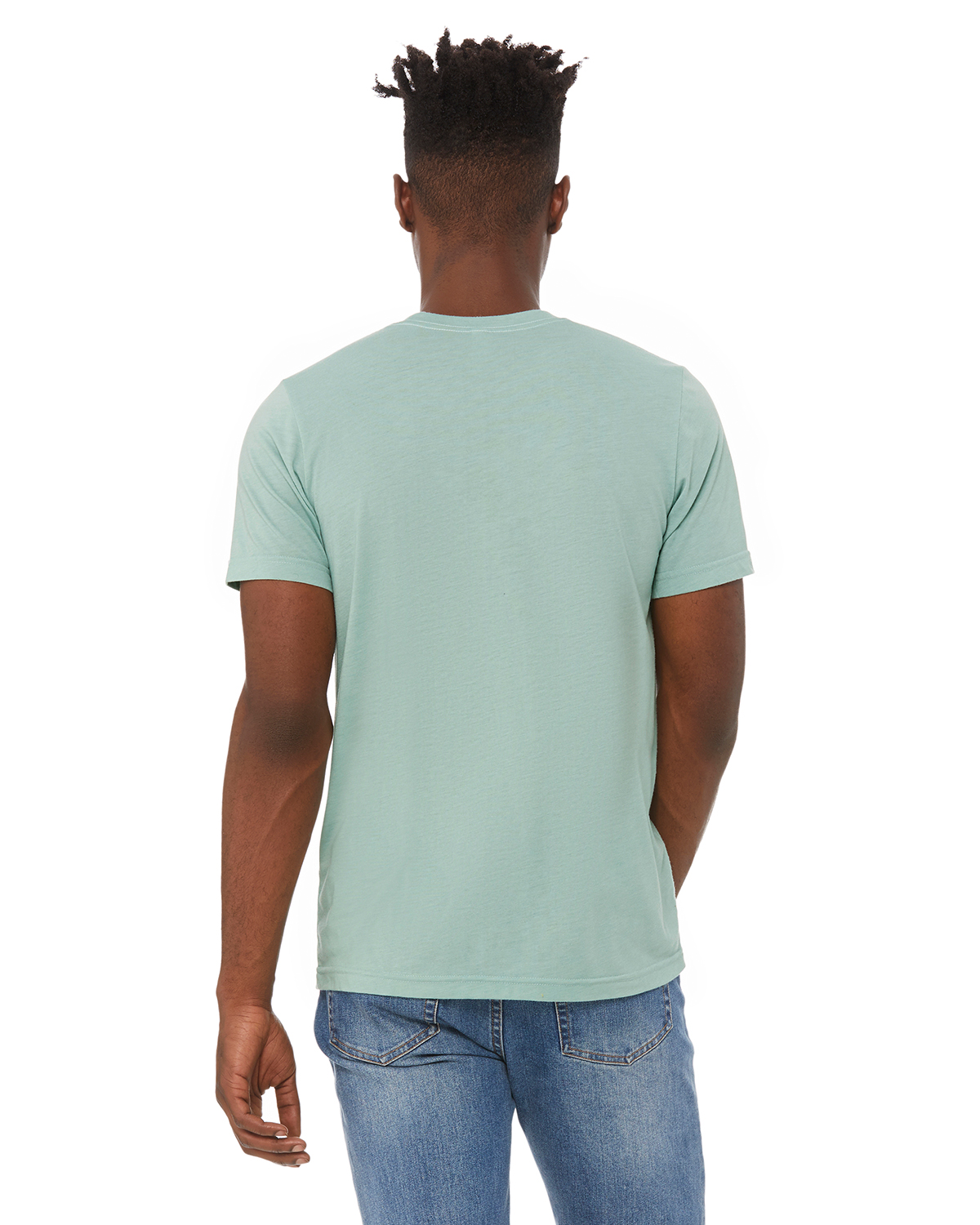 Bella + Canvas 3413C Dusty Blue Triblend