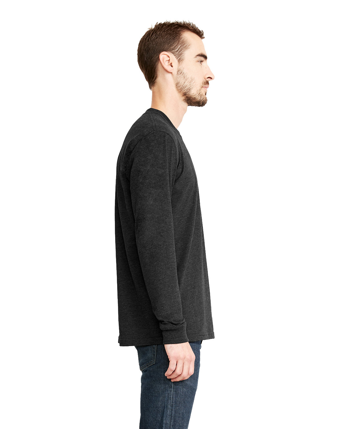 Next Level 6411 Heather Charcoal