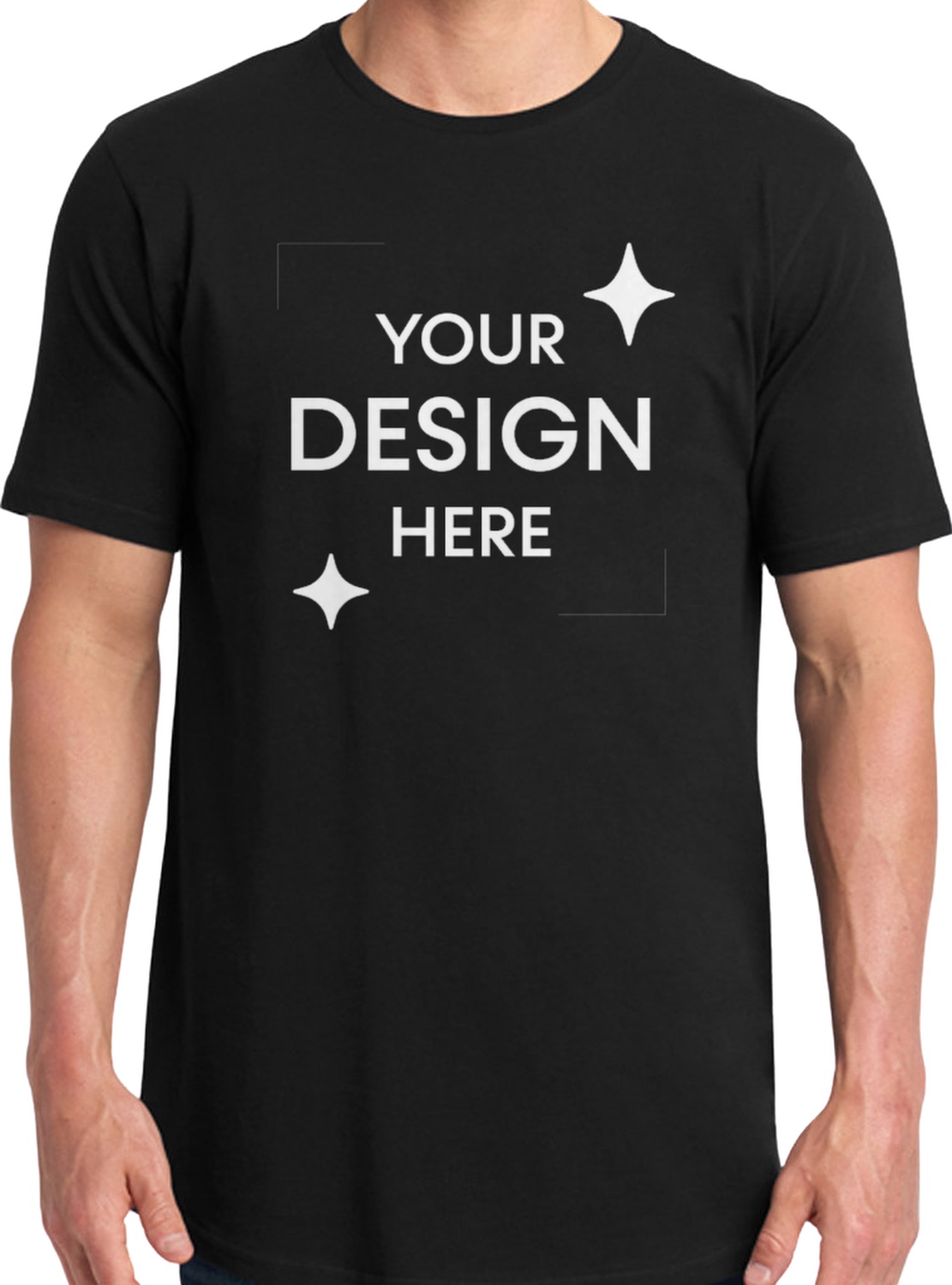 Men's Cotton Long Body Crew