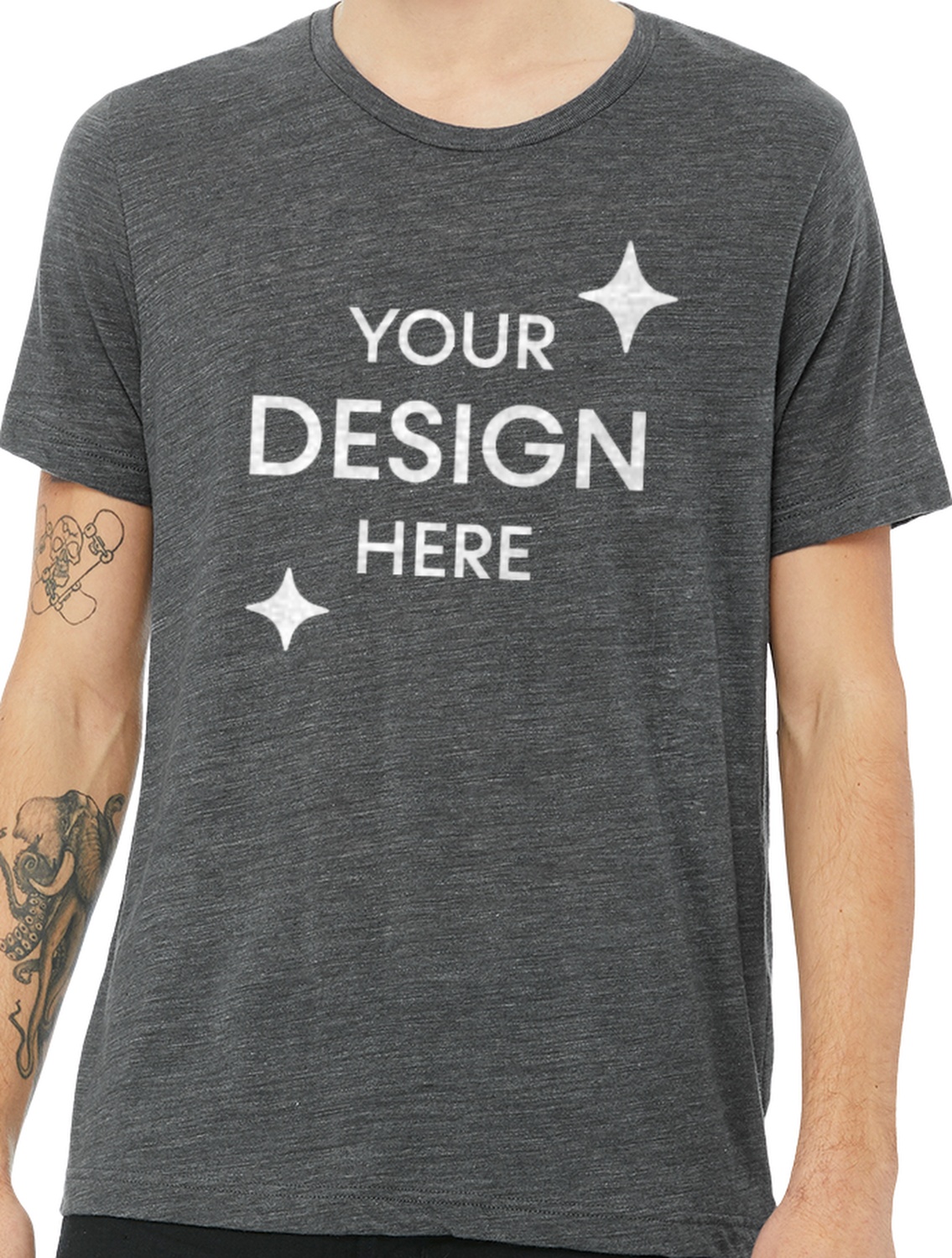 Unisex Poly-Cotton Short-Sleeve T-Shirt