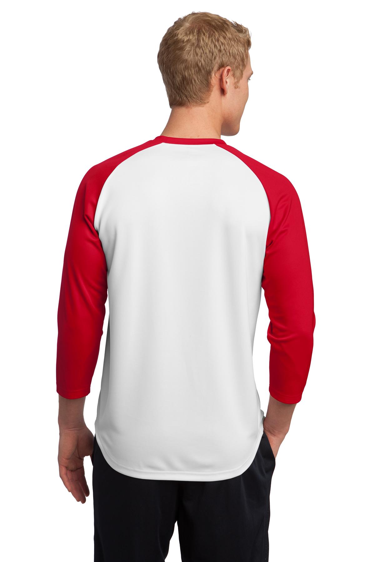 Sport-Tek ST205 White / True Red