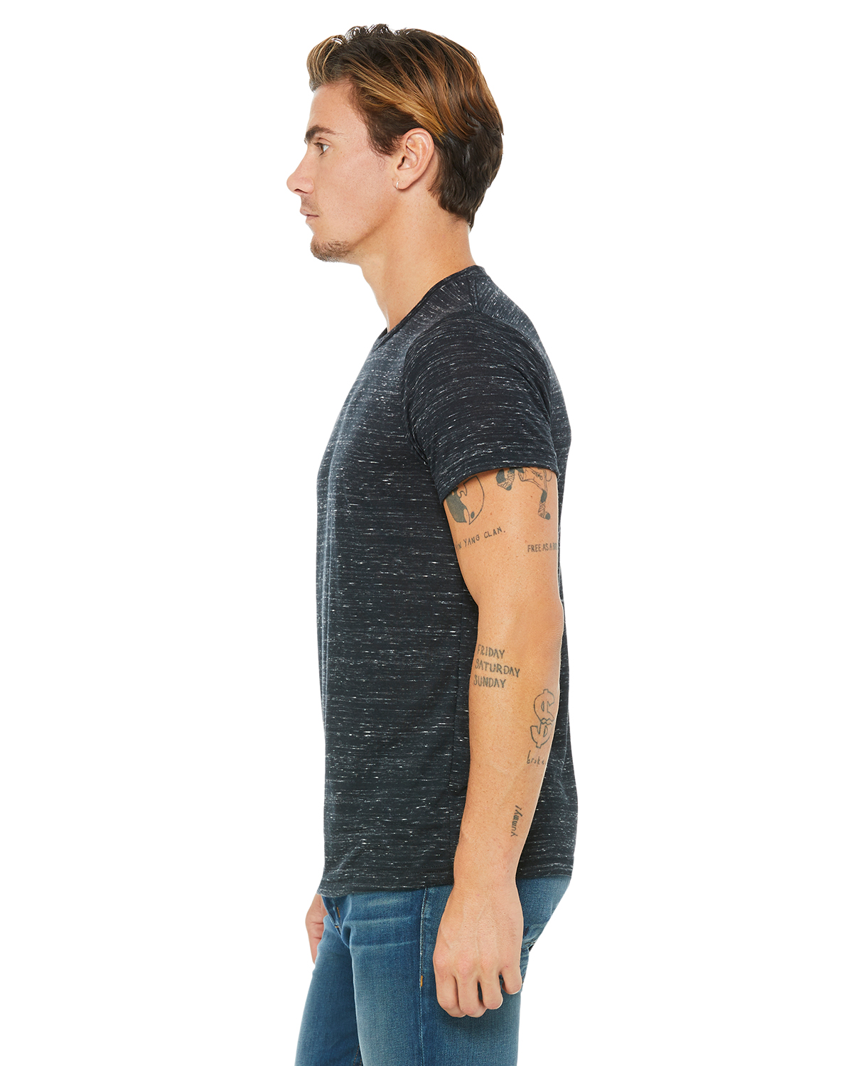 Bella + Canvas 3650 Black Marble