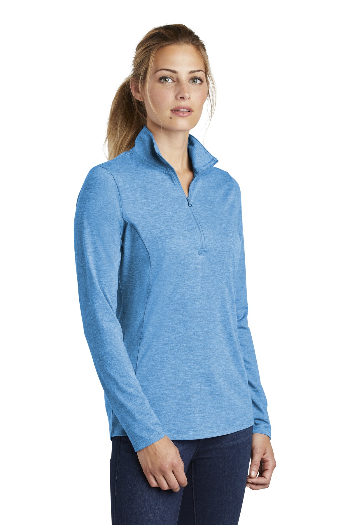 Sport-Tek LST407 Pond Blue Heather