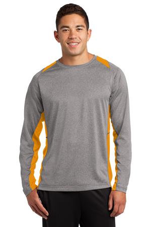Sport-Tek ST361LS Vintage Heather / Gold