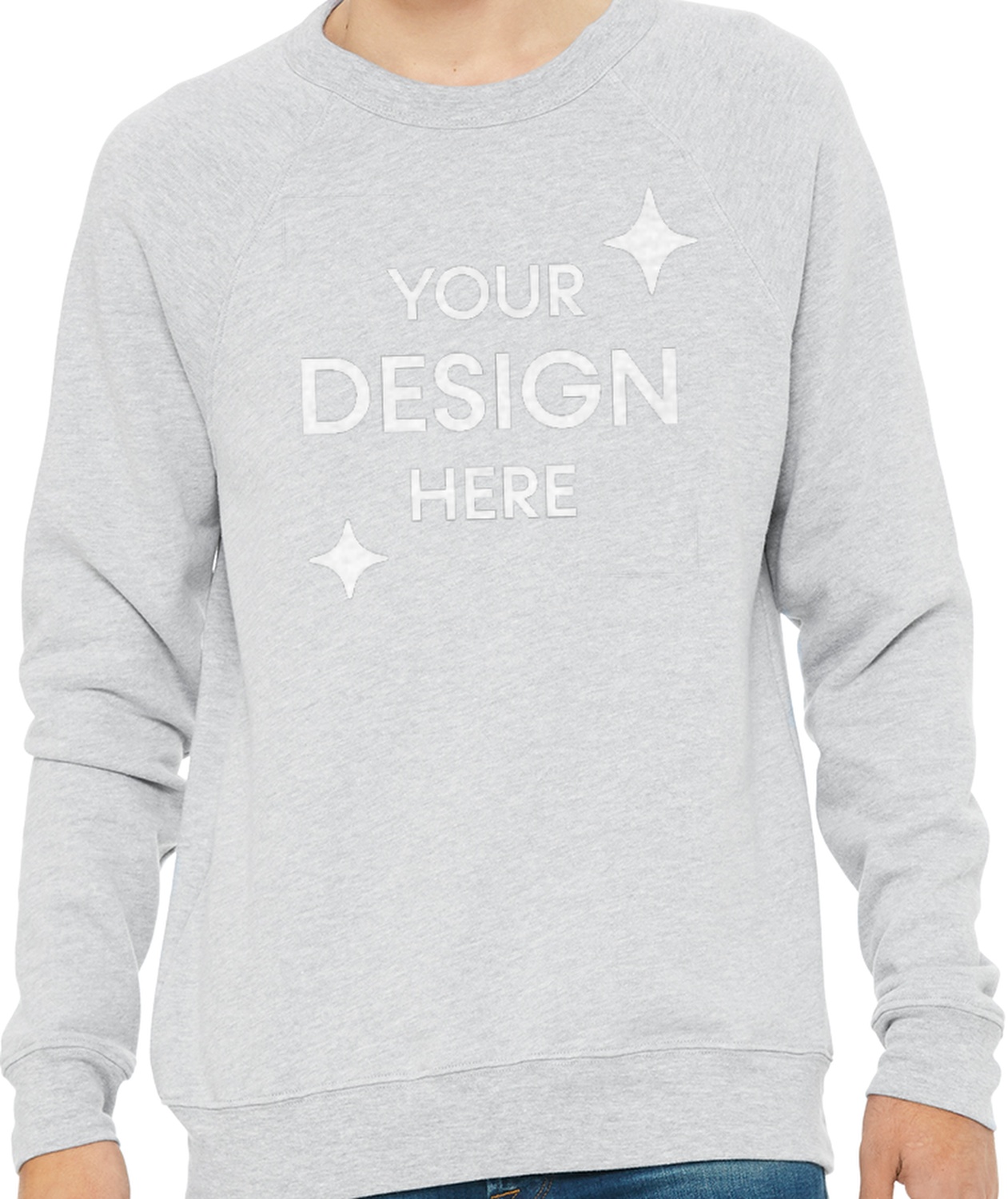 Unisex Sponge Fleece Raglan Sweatshirt
