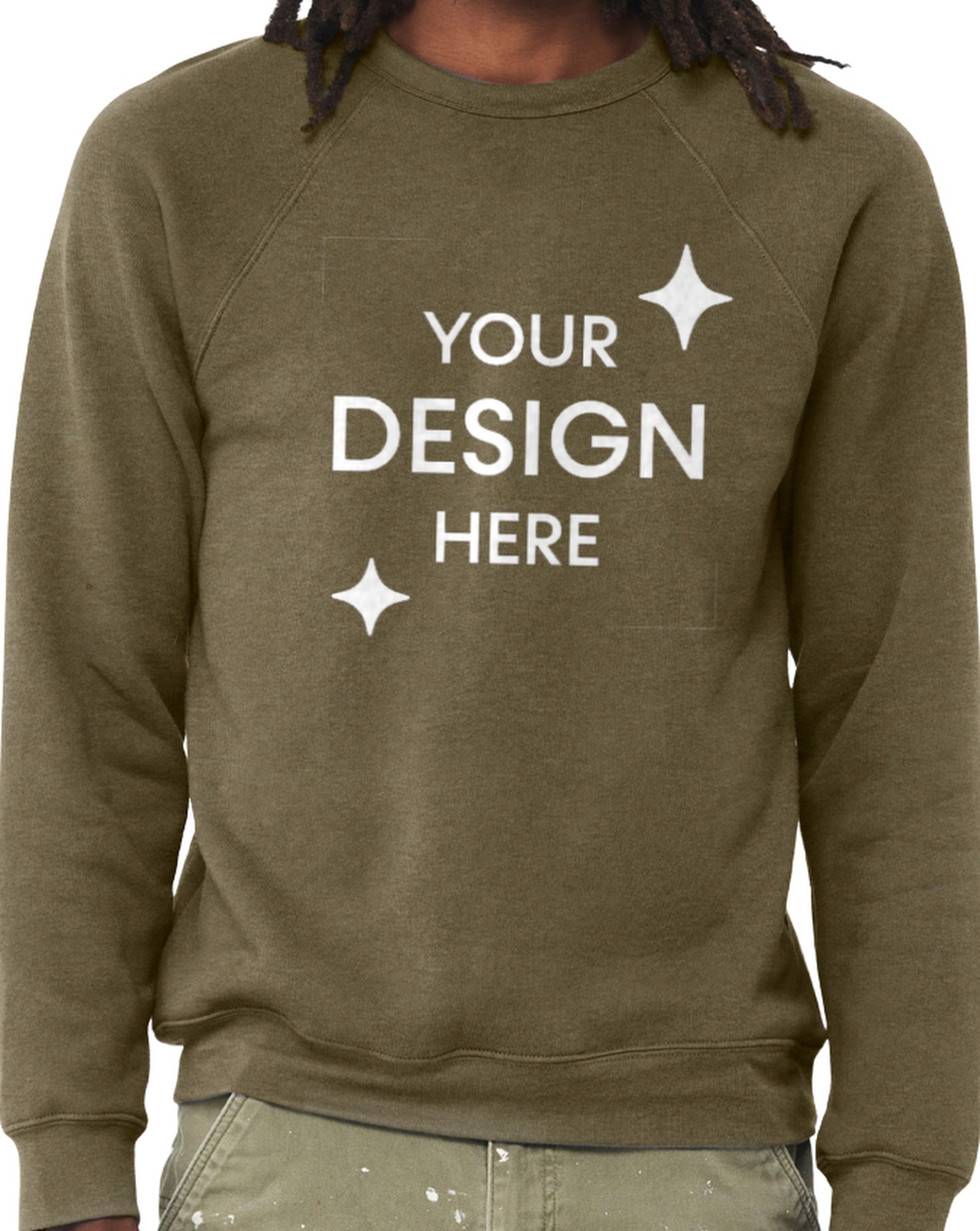 Unisex Sponge Fleece Raglan Sweatshirt