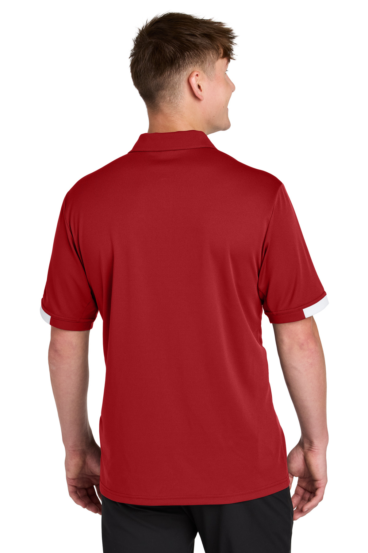 Sport-Tek ST444 Deep Red/ White