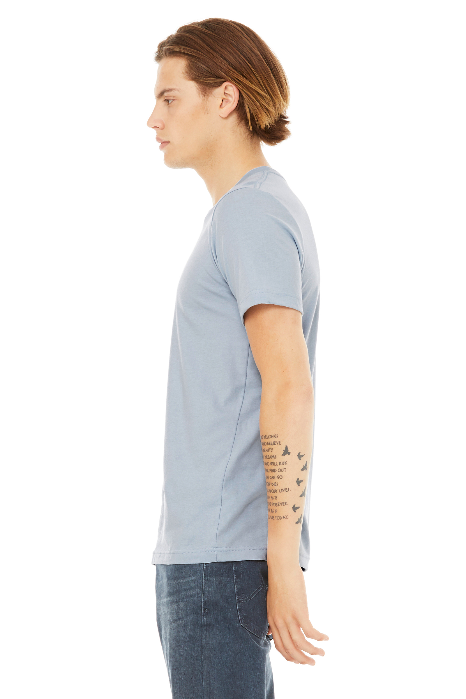 Bella + Canvas 3001C Light Blue