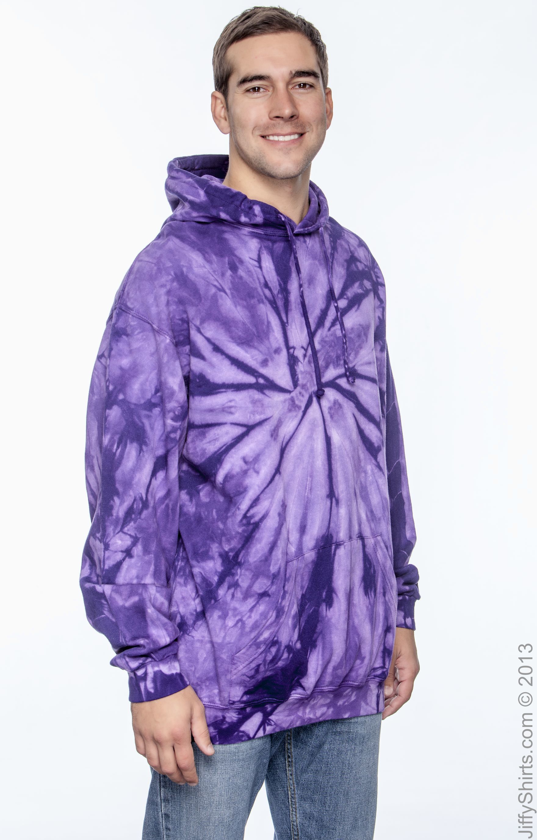 Tie-Dye CD877 Spider Purple