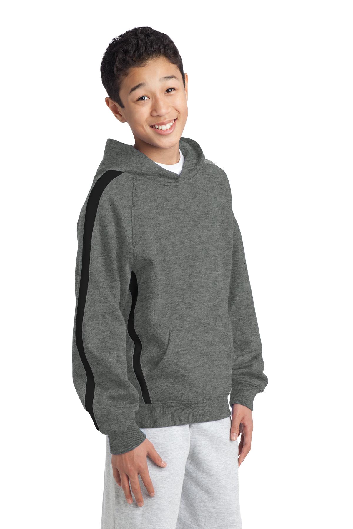 Sport-Tek YST265 Vintage Heather / Black