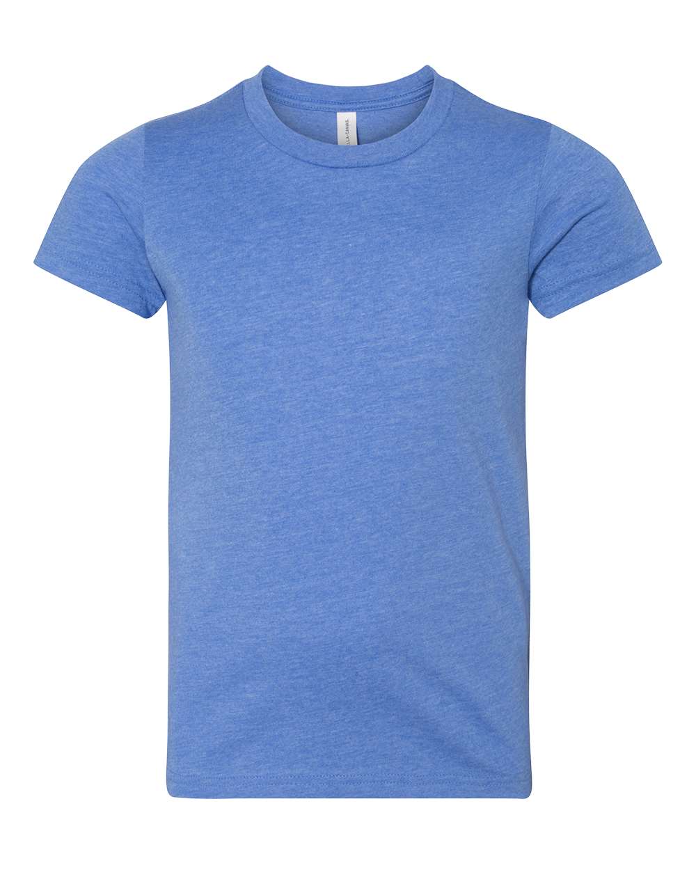 Bella + Canvas 3001YCVC Heather Columbia Blue