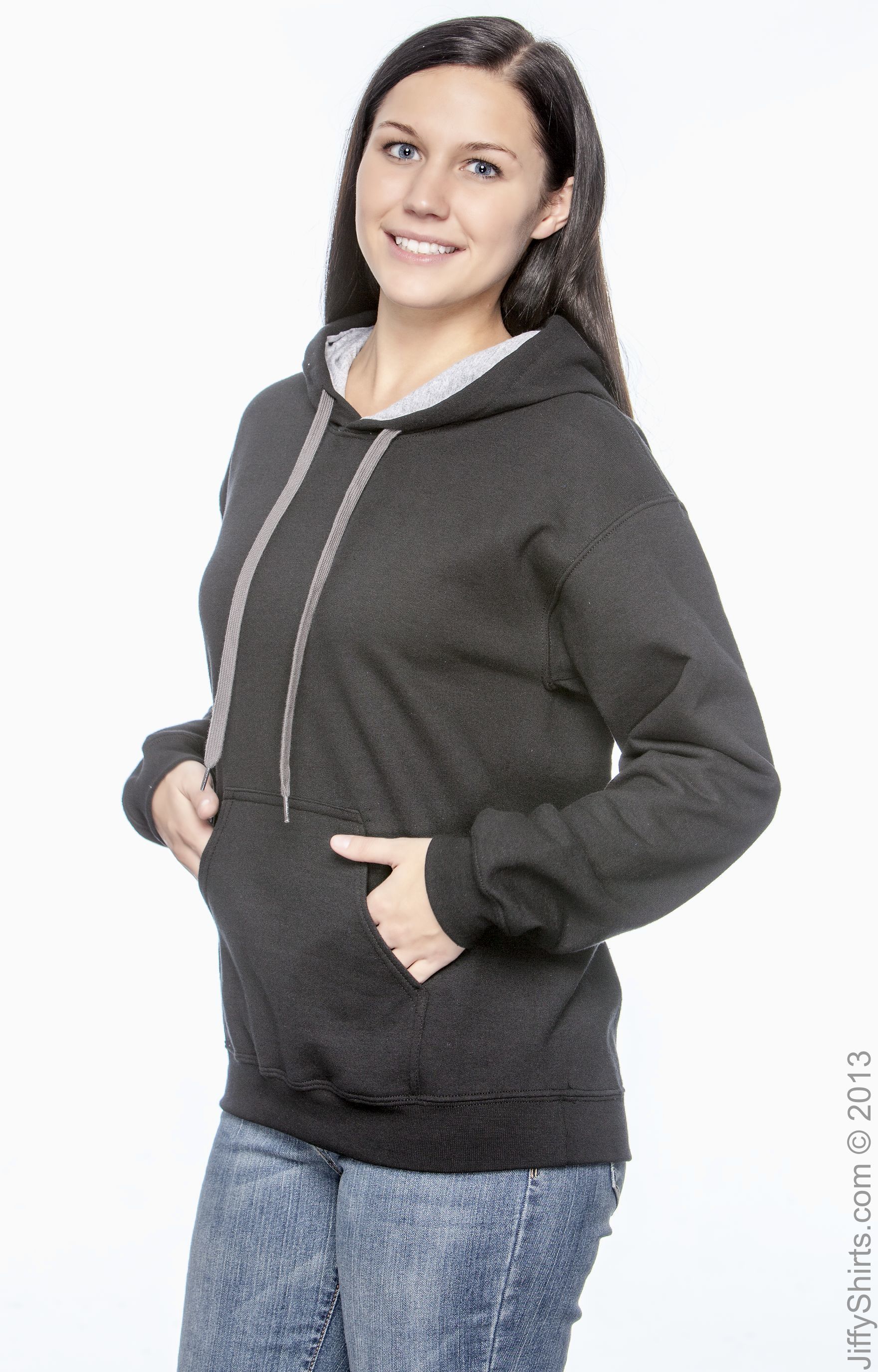 Gildan G185C Black / Sport Gray