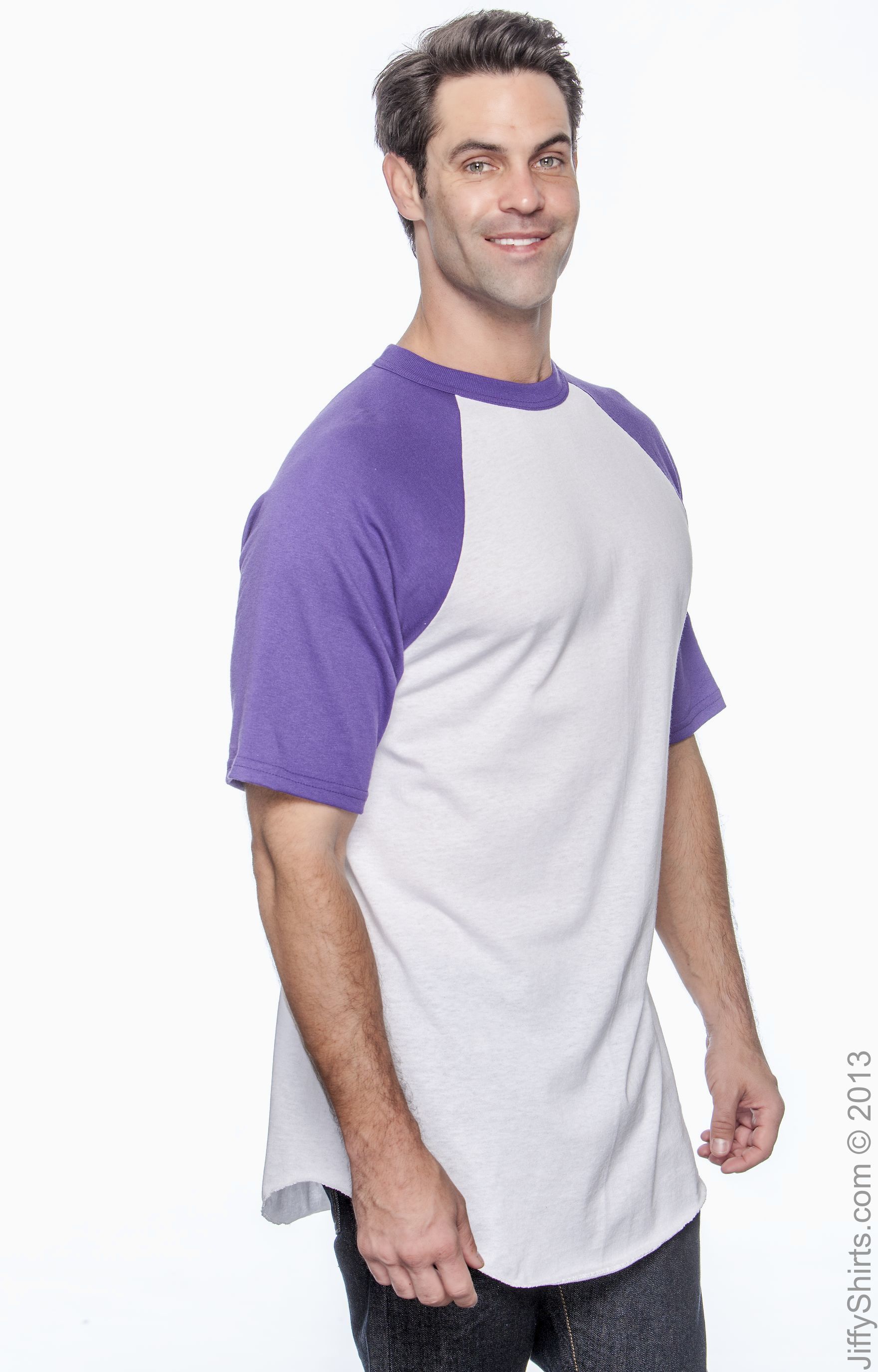 Augusta Sportswear 423 White / Purple