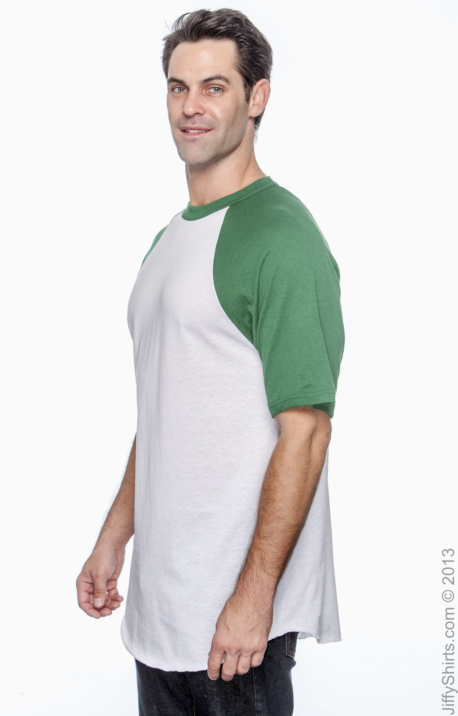 Augusta Sportswear 423 White / Dark Green